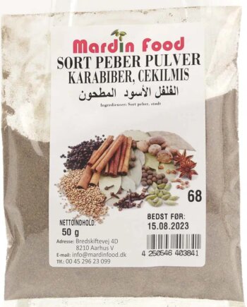 Mardin Food Sort Peber 50