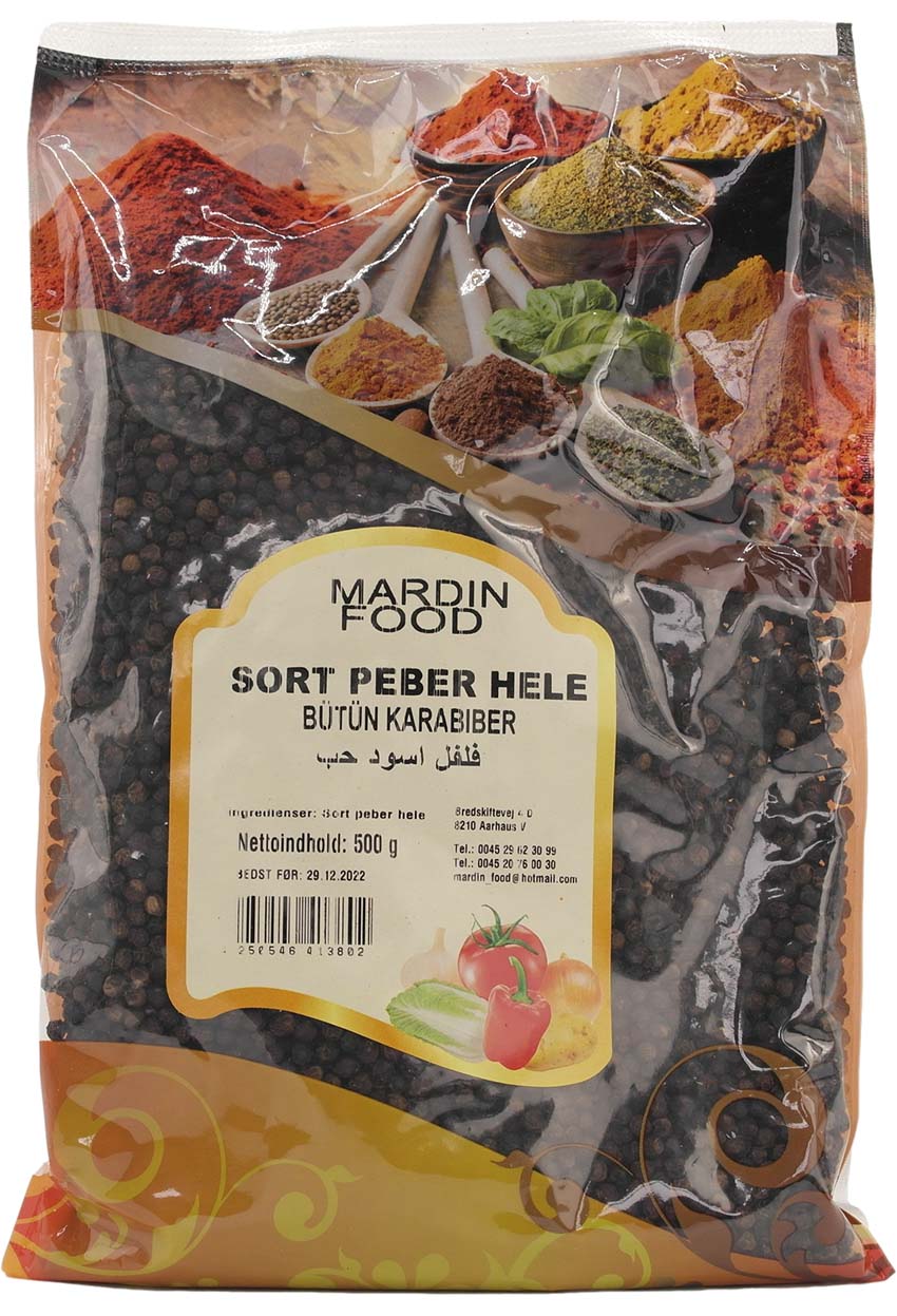 Mardin Food Sort Peber Hele 500