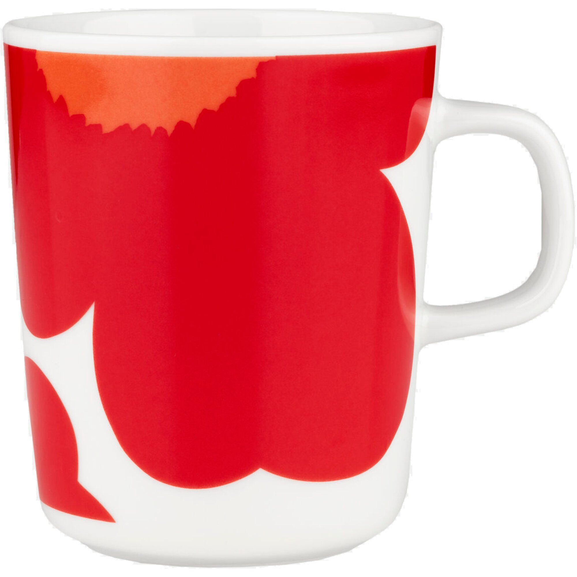 Marimekko Iso Unikko Oiva Krus     Dl  Hvid Rød