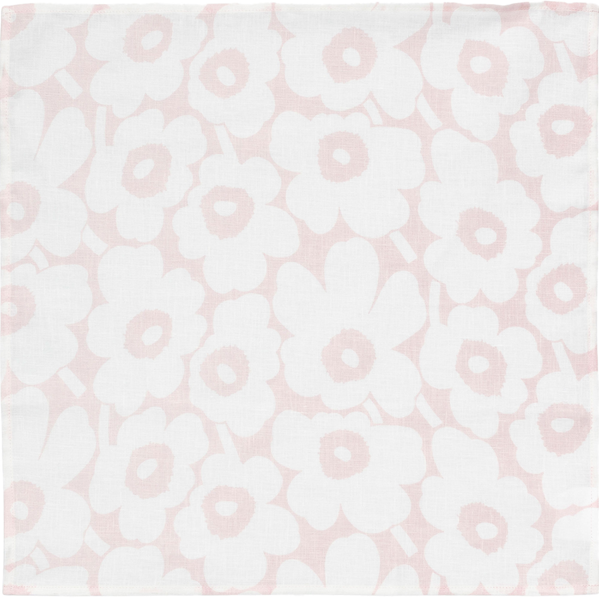 Marimekko Mini Unikko Serviet  Hvid Rosa