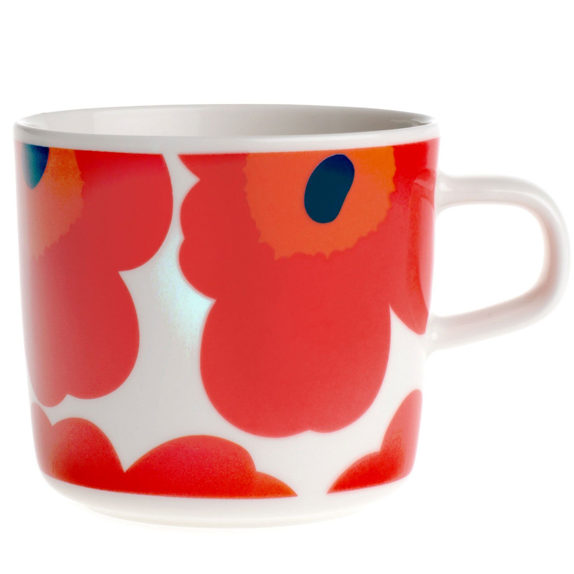 Marimekko Oiva Kaffekop   Dl  Unikko  Rød