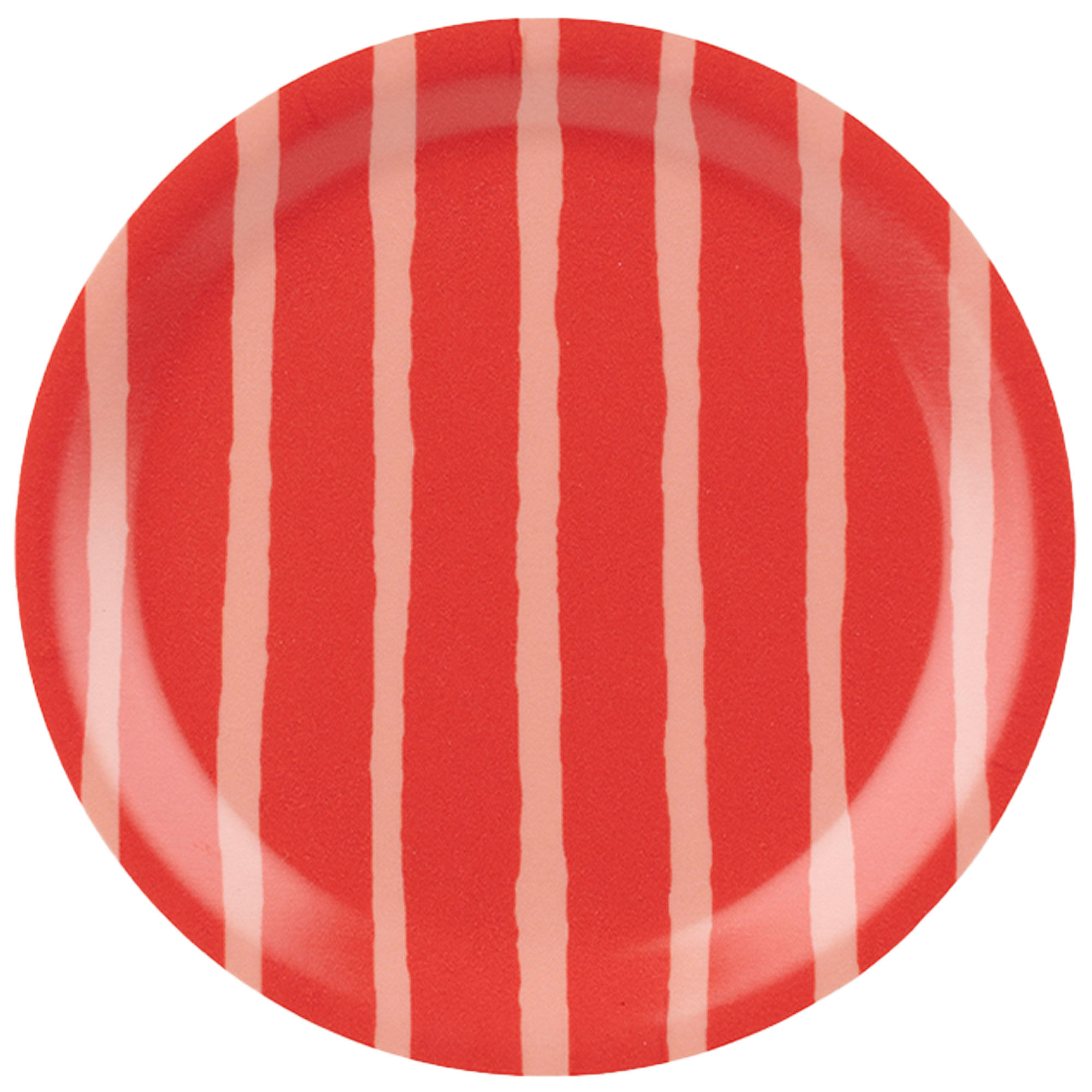 Marimekko Piccolo Glasunderlägg 11 Cm  Laxrosa Orangeröd