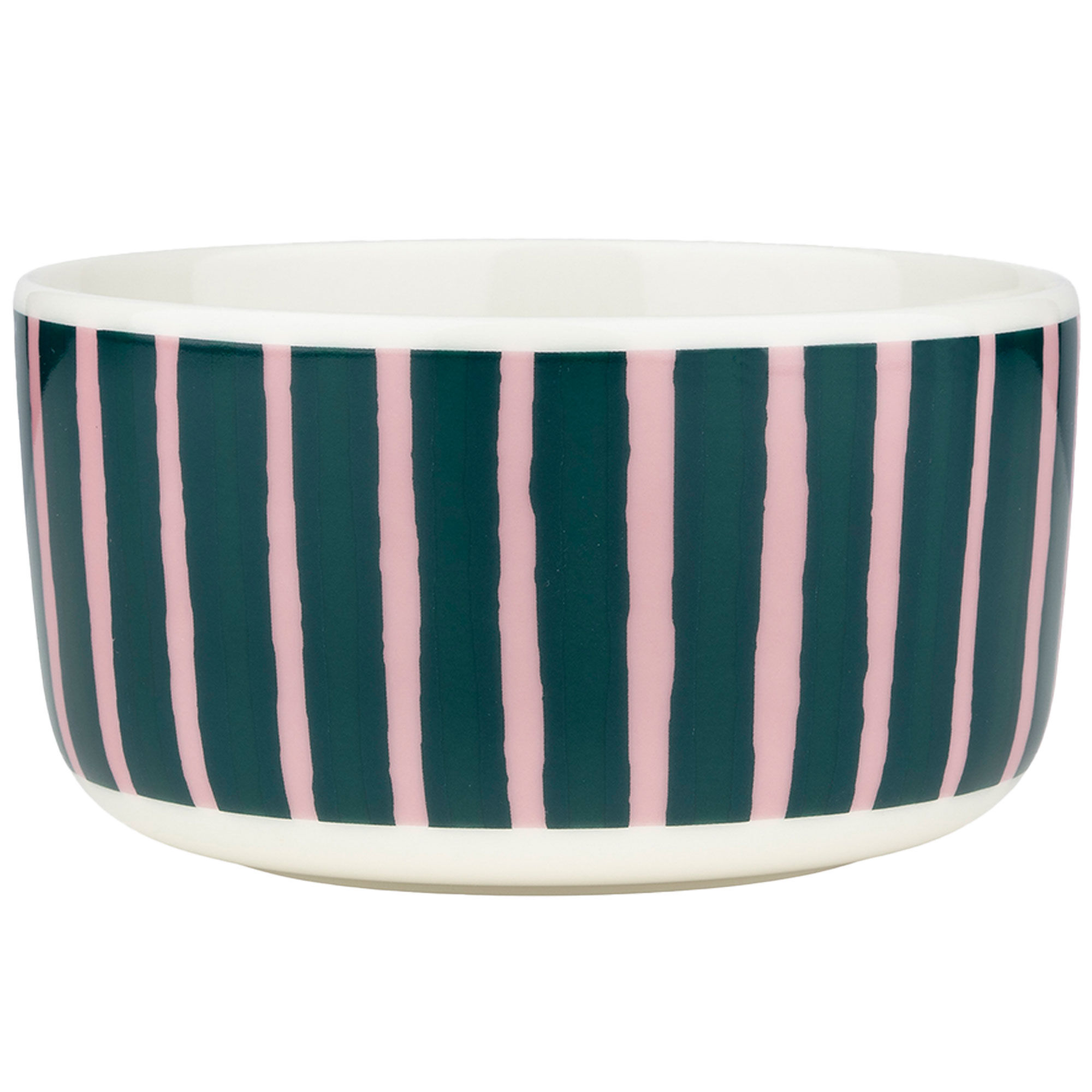 Marimekko Piccolo Skål   Dl  Hvid Rosa Grøn