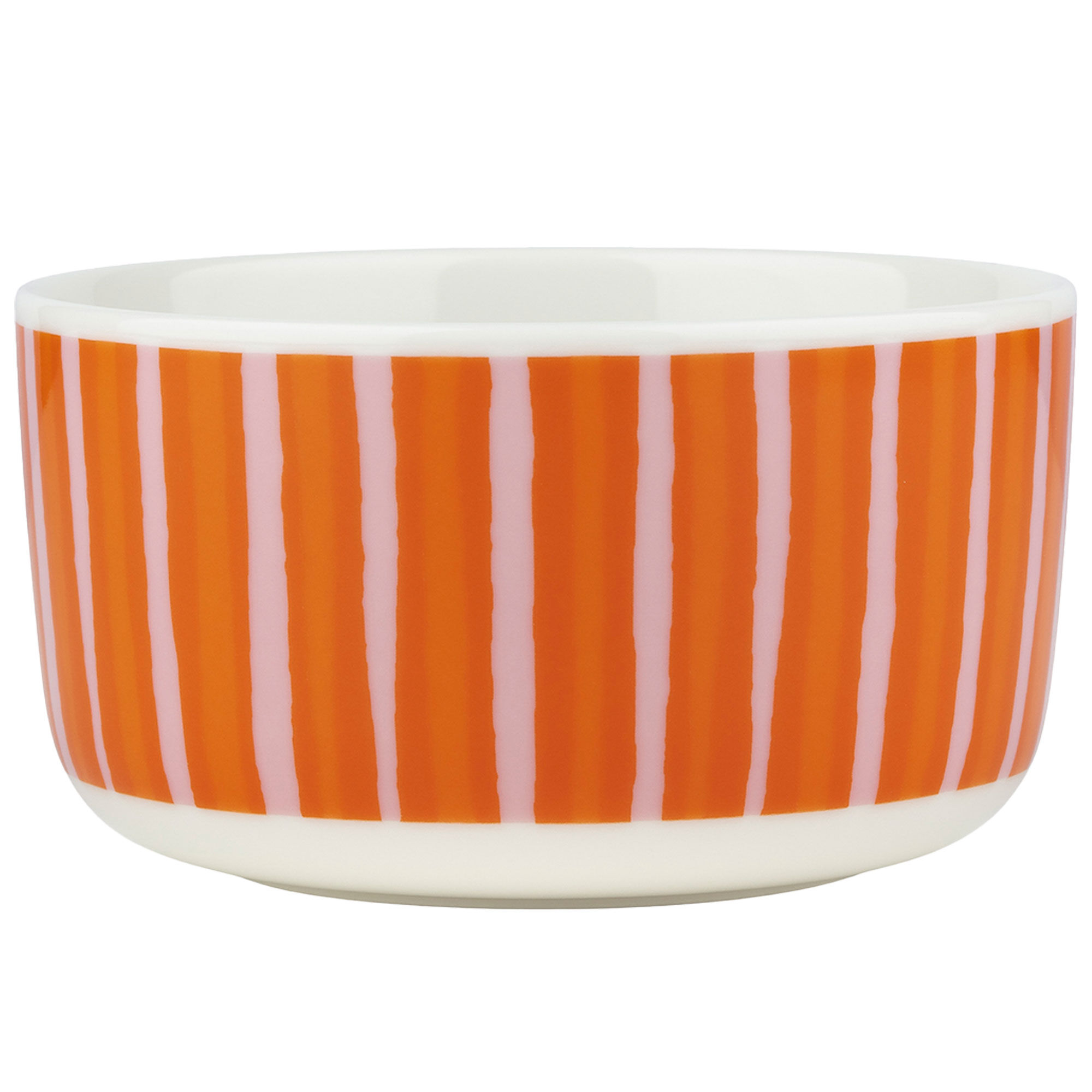 Marimekko Piccolo Skål   Dl  Hvid Rosa Orange