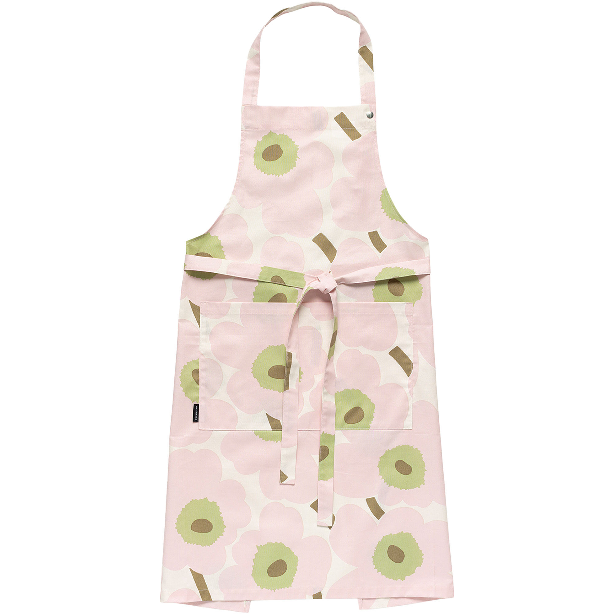 Marimekko Pieni Unikko Forklæde  Hvid Rosa