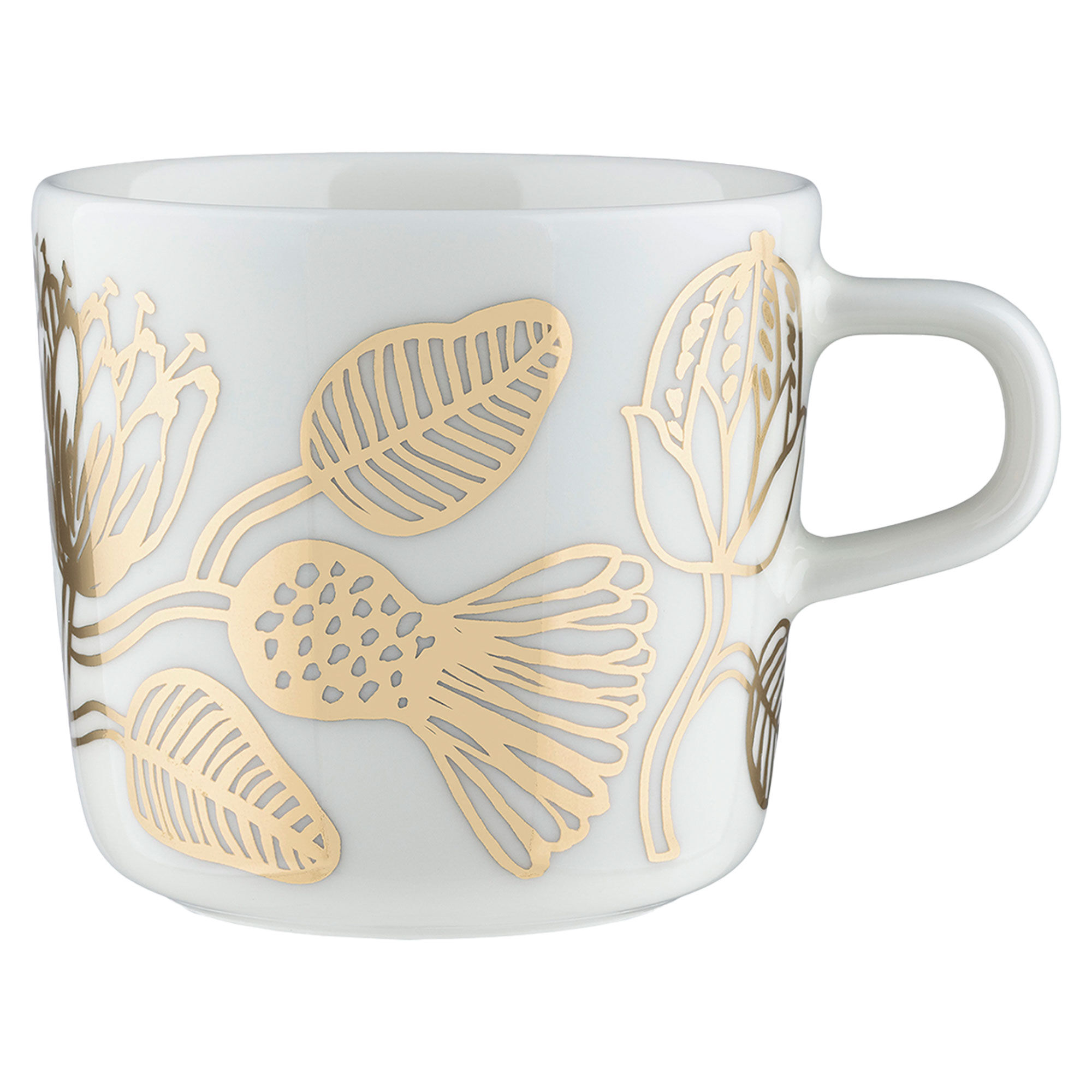 Marimekko Tiara Kaffekop 20 Cl  Hvid Guld