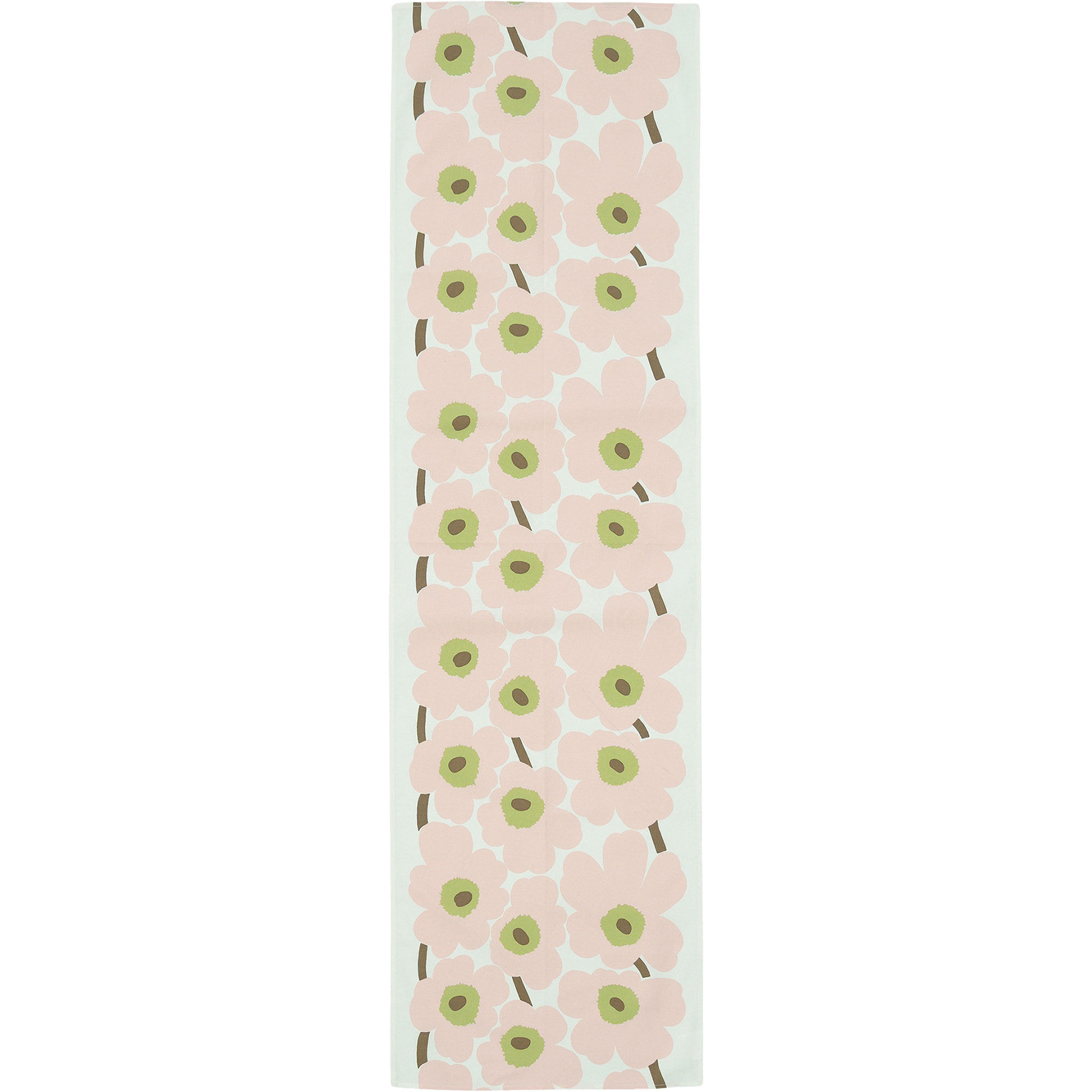Marimekko Unikko Bordløber 45   140 Cm  Hvid Rosa Pæregreen