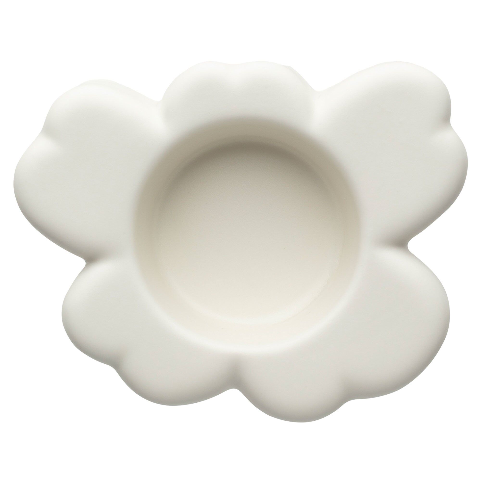 Marimekko Unikko Shape Fyrfadsstage 10     Cm  Matte White