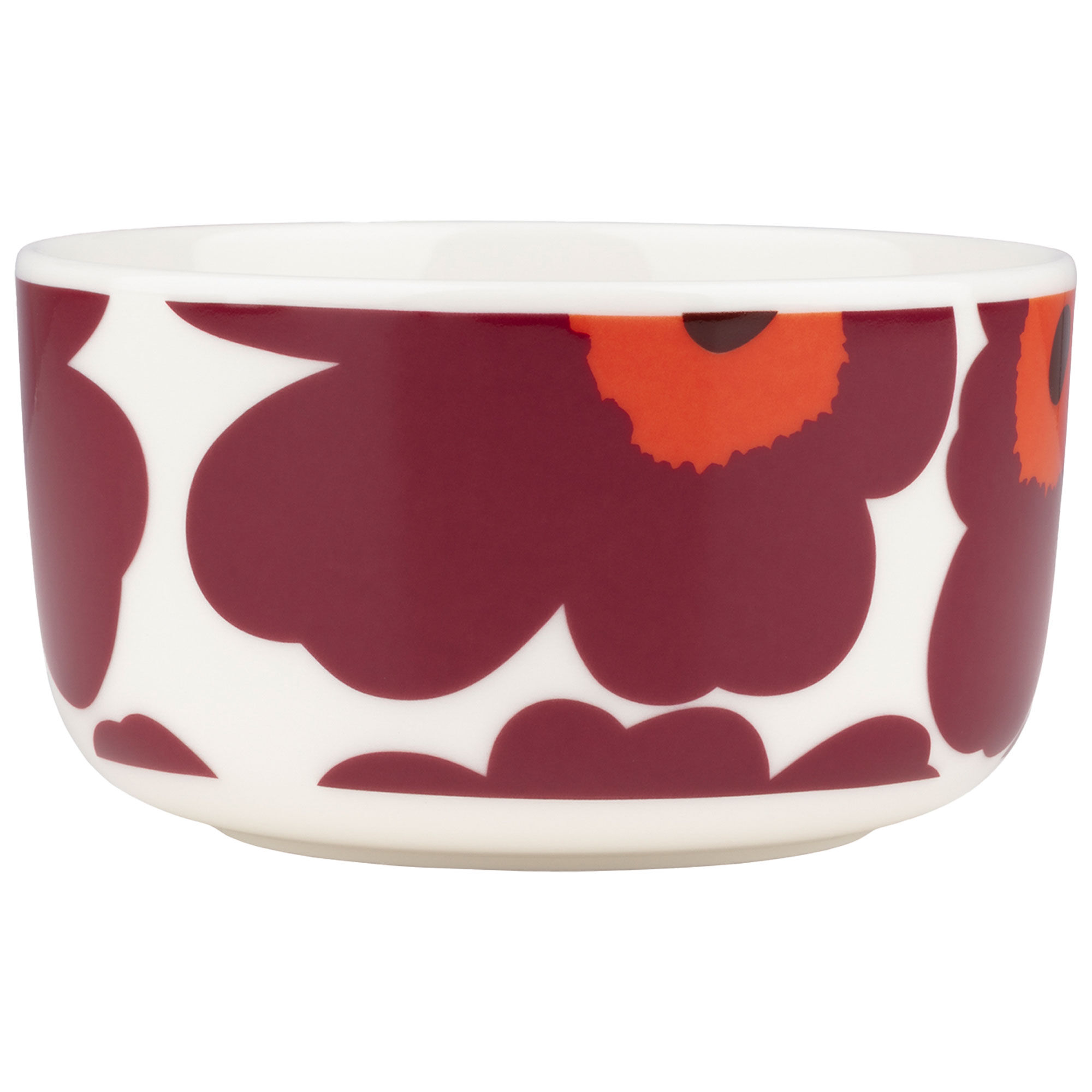 Marimekko Unikko Skål 50 Cl  Hvid Vinrød Rød