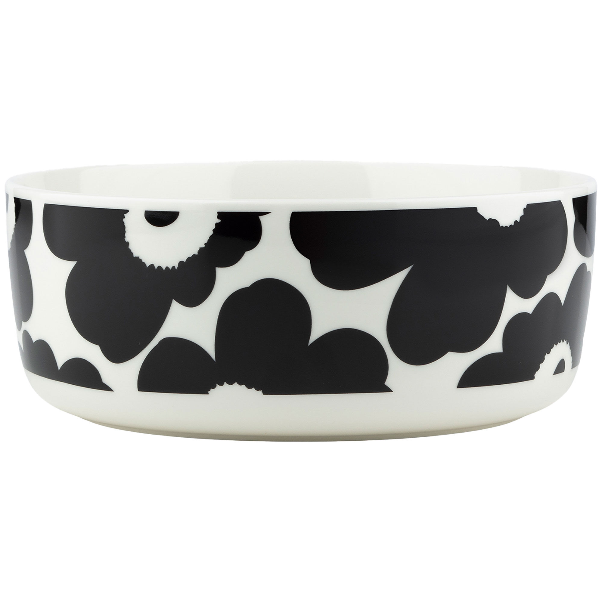 Marimekko Unikko Skål     Liter  Sort Hvid