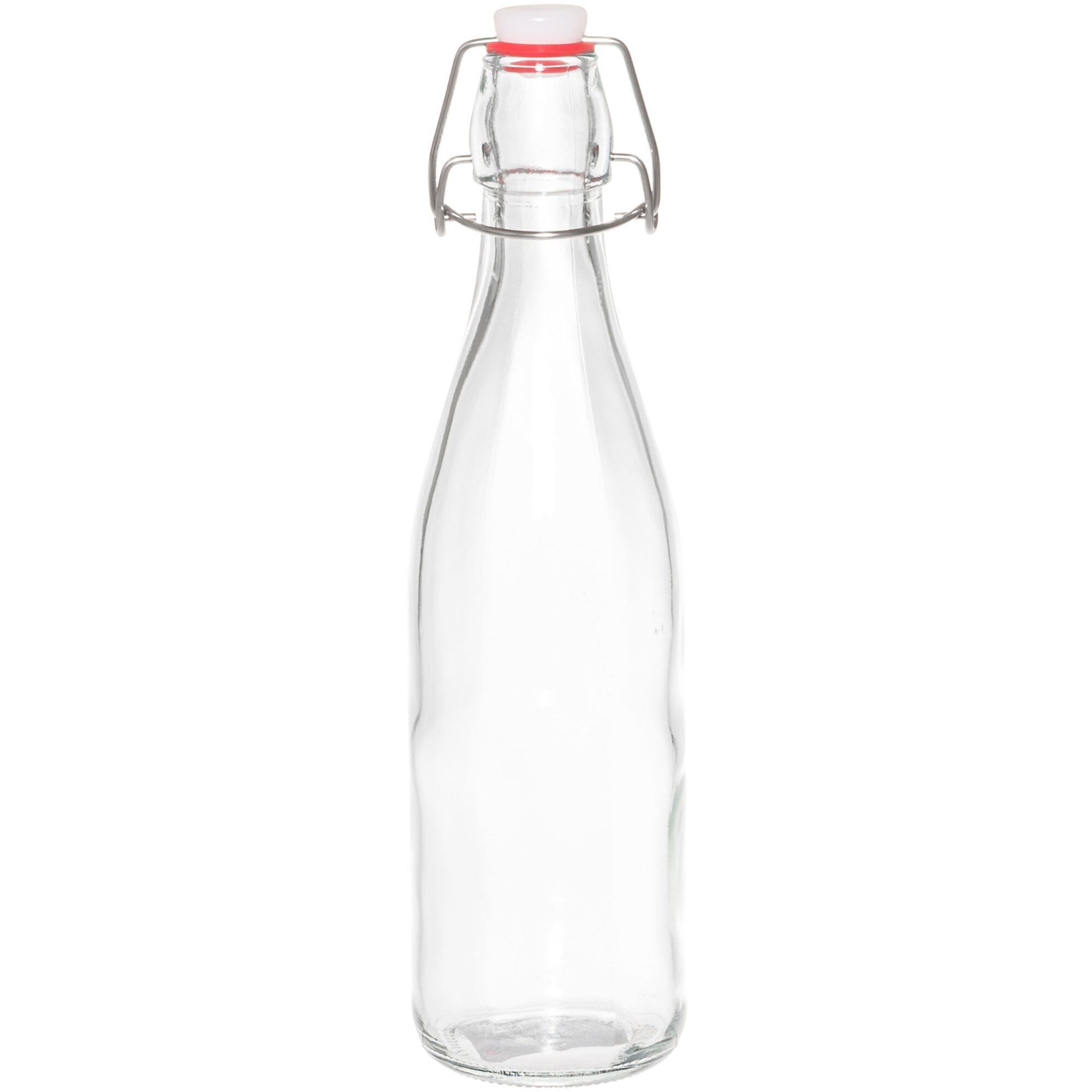 Marjukka Glasflaske Med Patentlåg     Liter