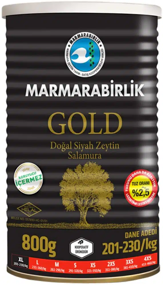 Marmarabirlik Gold Sorte Oliven 800