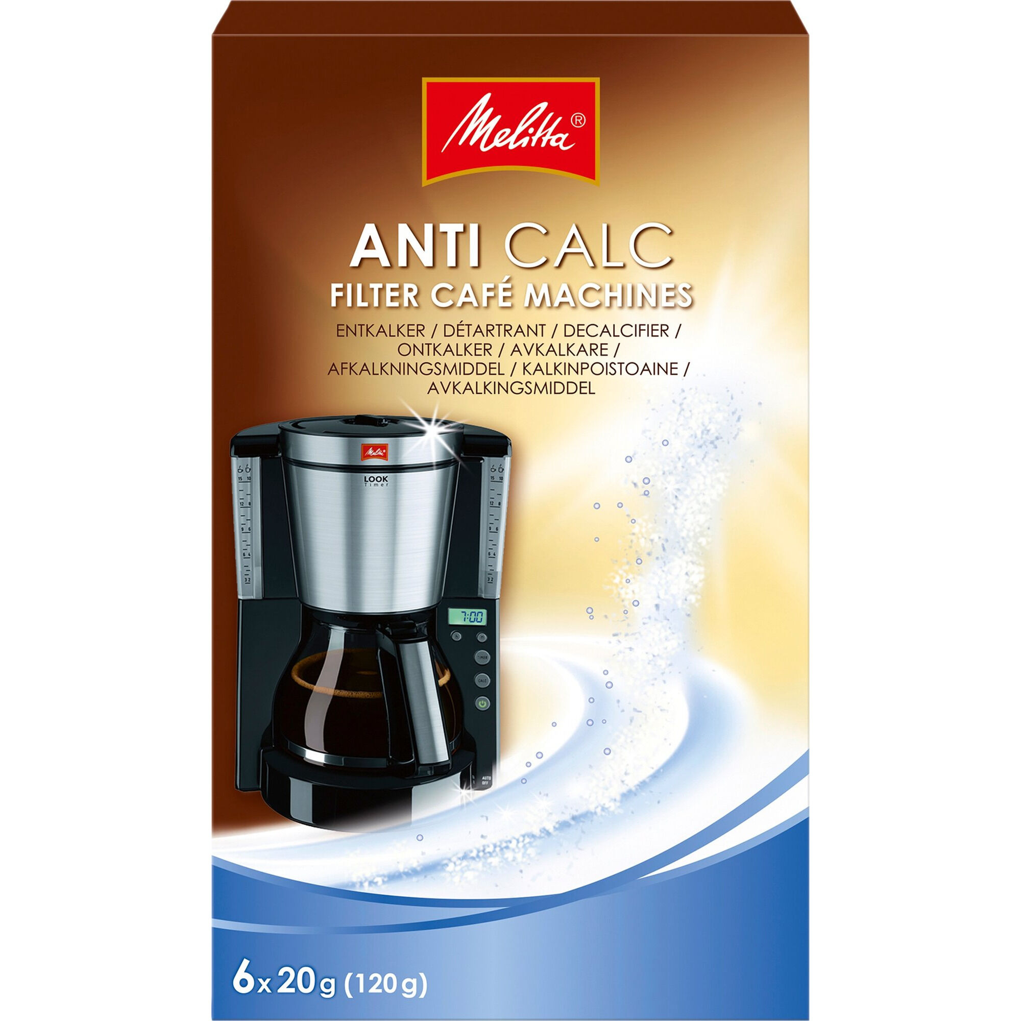 Melitta Anti Calc Pulver 6x20