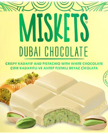 Miskets Dubai Chokolade  Hvid 100