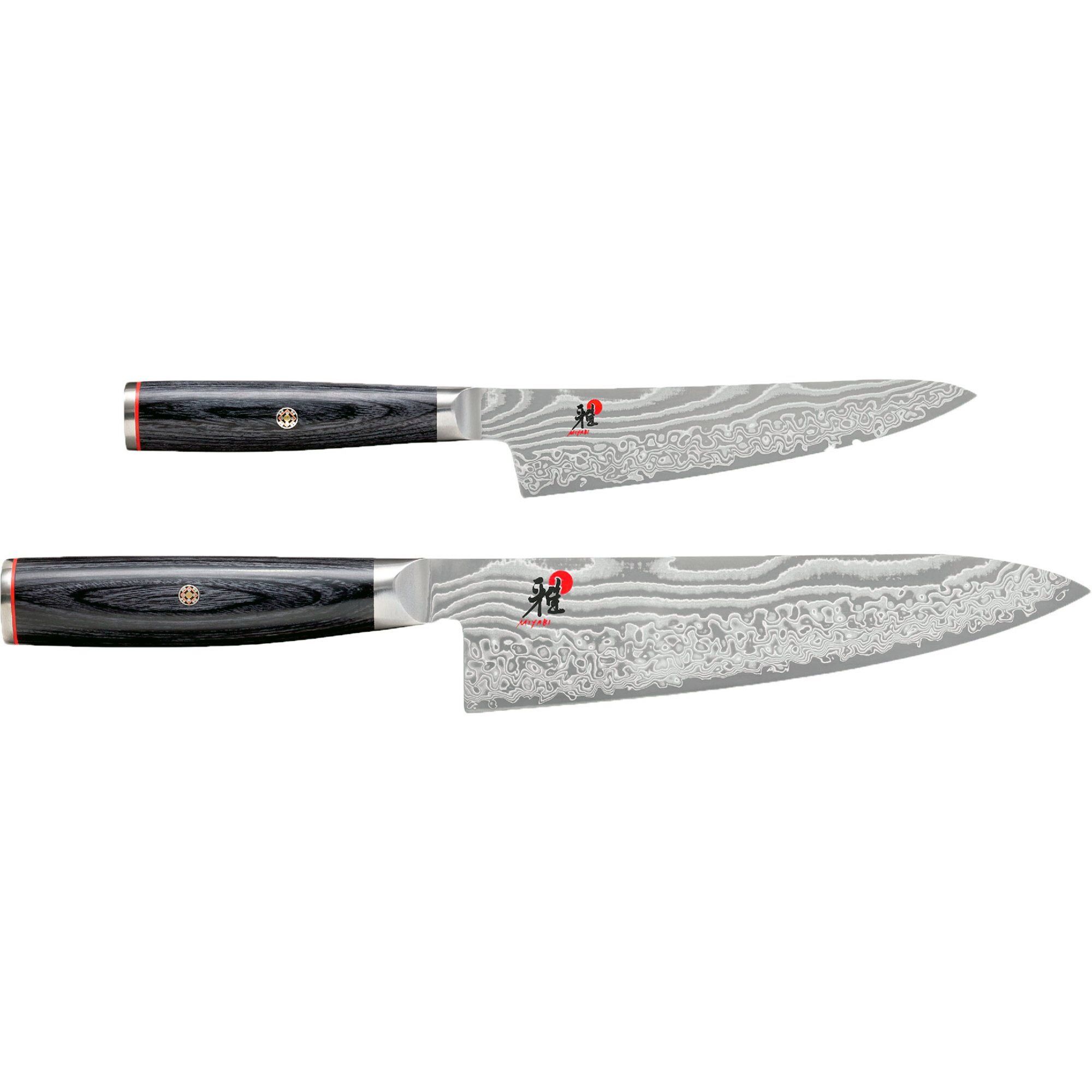 Miyabi 5000fcd Raw Knivsæt  Gyutoh 20 Cm   Shotoh 13 Cm