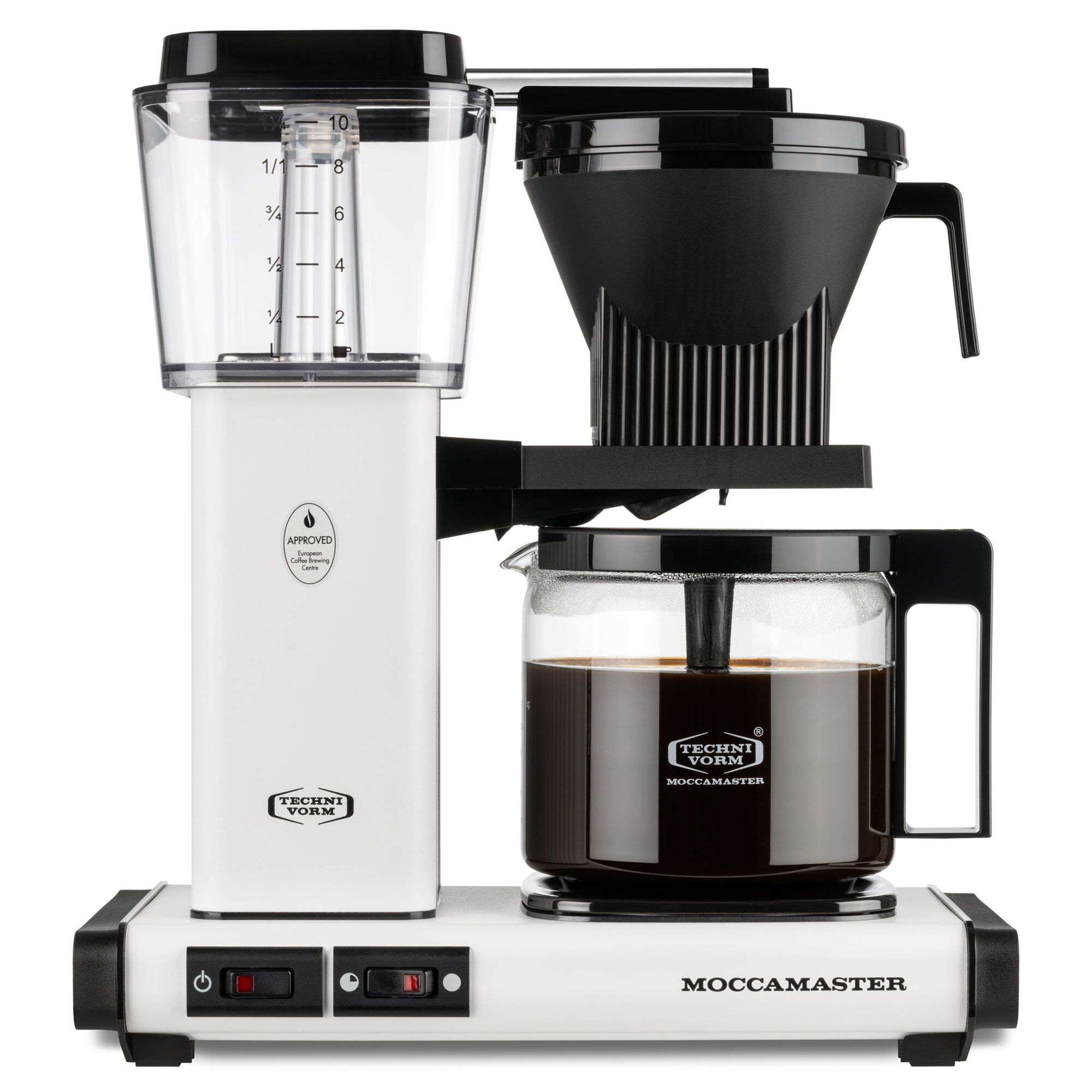 Moccamaster Automatic Kaffemaskine   25 Liter  Mat Hvid