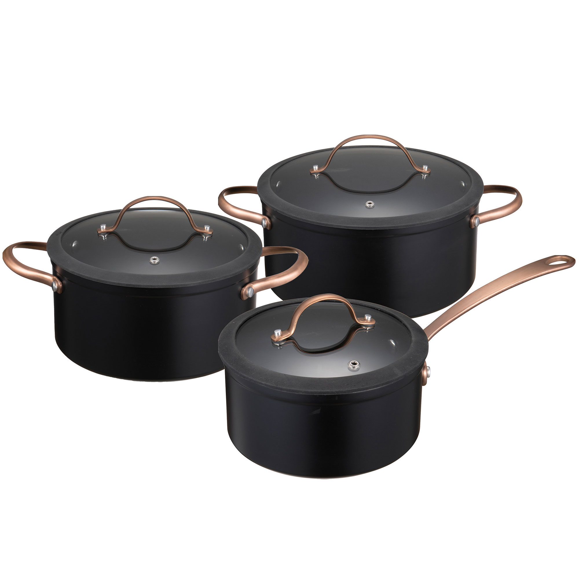 Modern House Black Copper Grydesæt   Dele    - -    Liter