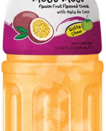 Mogu Mogu Passionsfrugt Drik    Nata De Coco 320 Ml