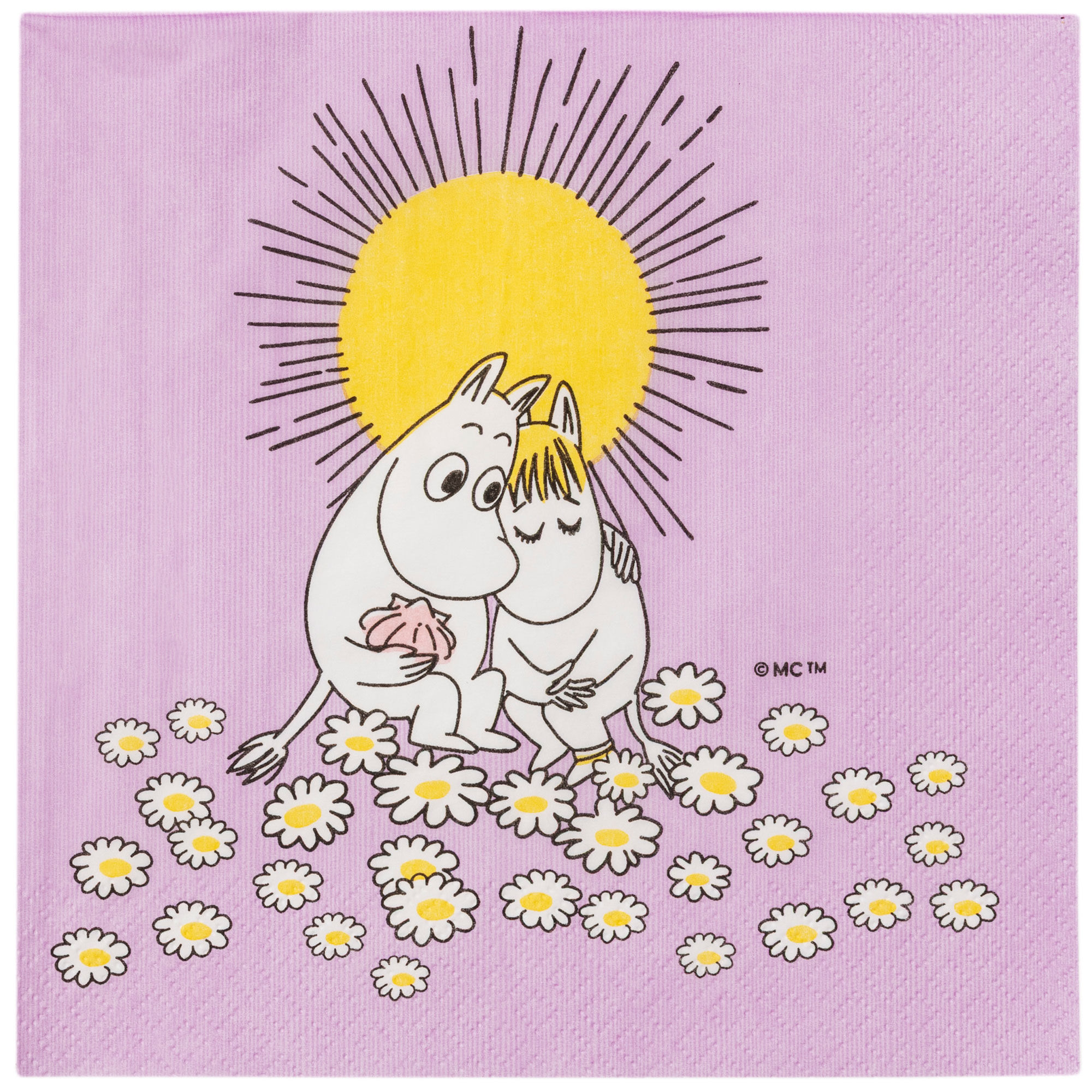 Moomin Arabia Forelskede Papirserviet 33 Cm  20 Stk