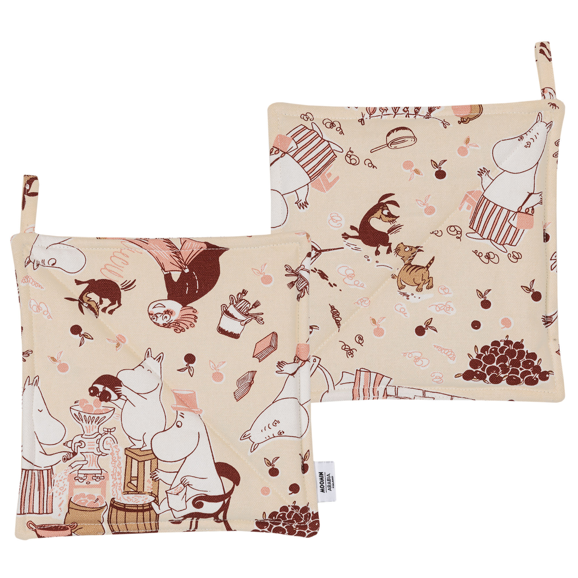 Moomin Arabia Hjemmelig Hygge Grydelap 22    22 Cm