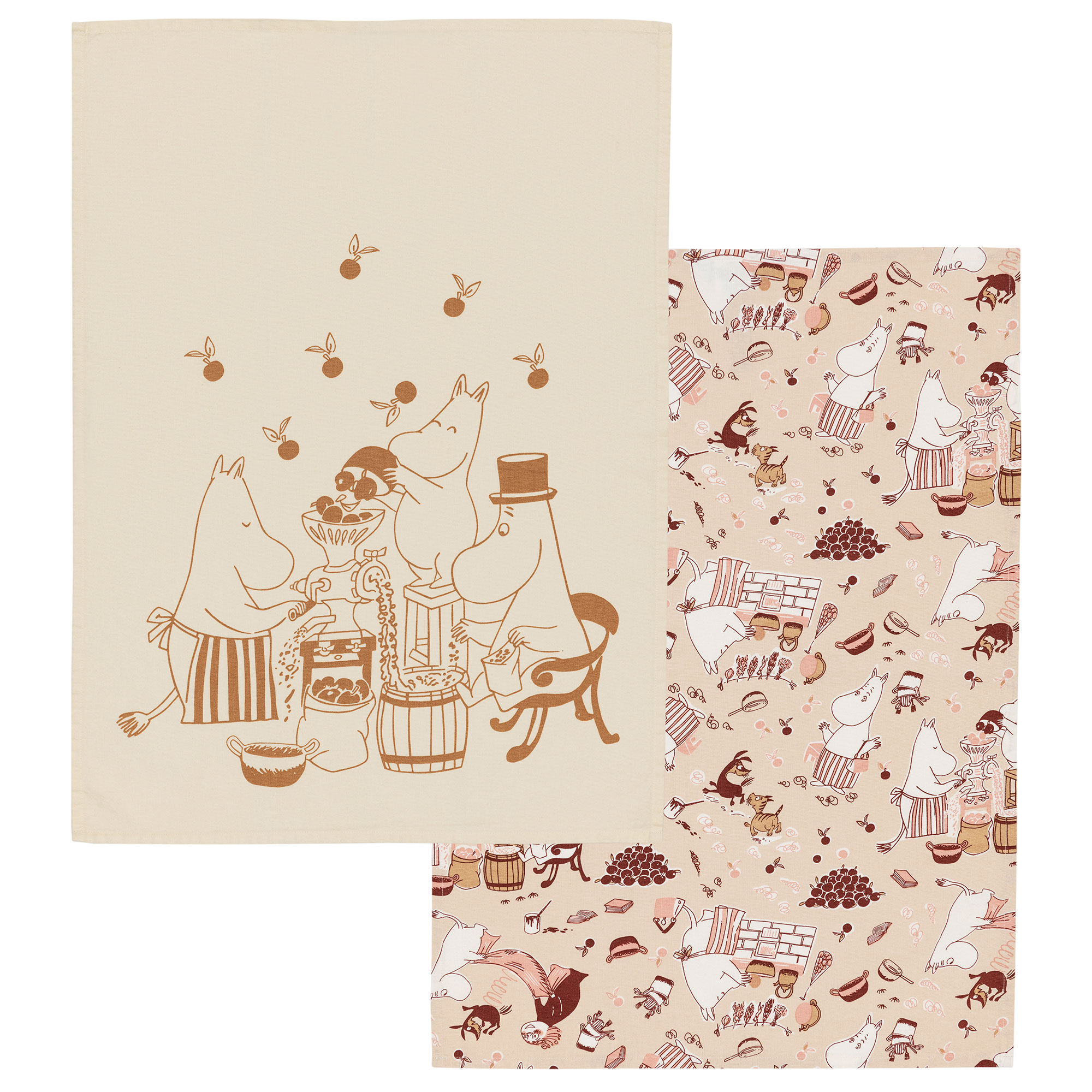 Moomin Arabia Hjemmelig Hygge Viskestykke Sæt 50ã 70 Cm