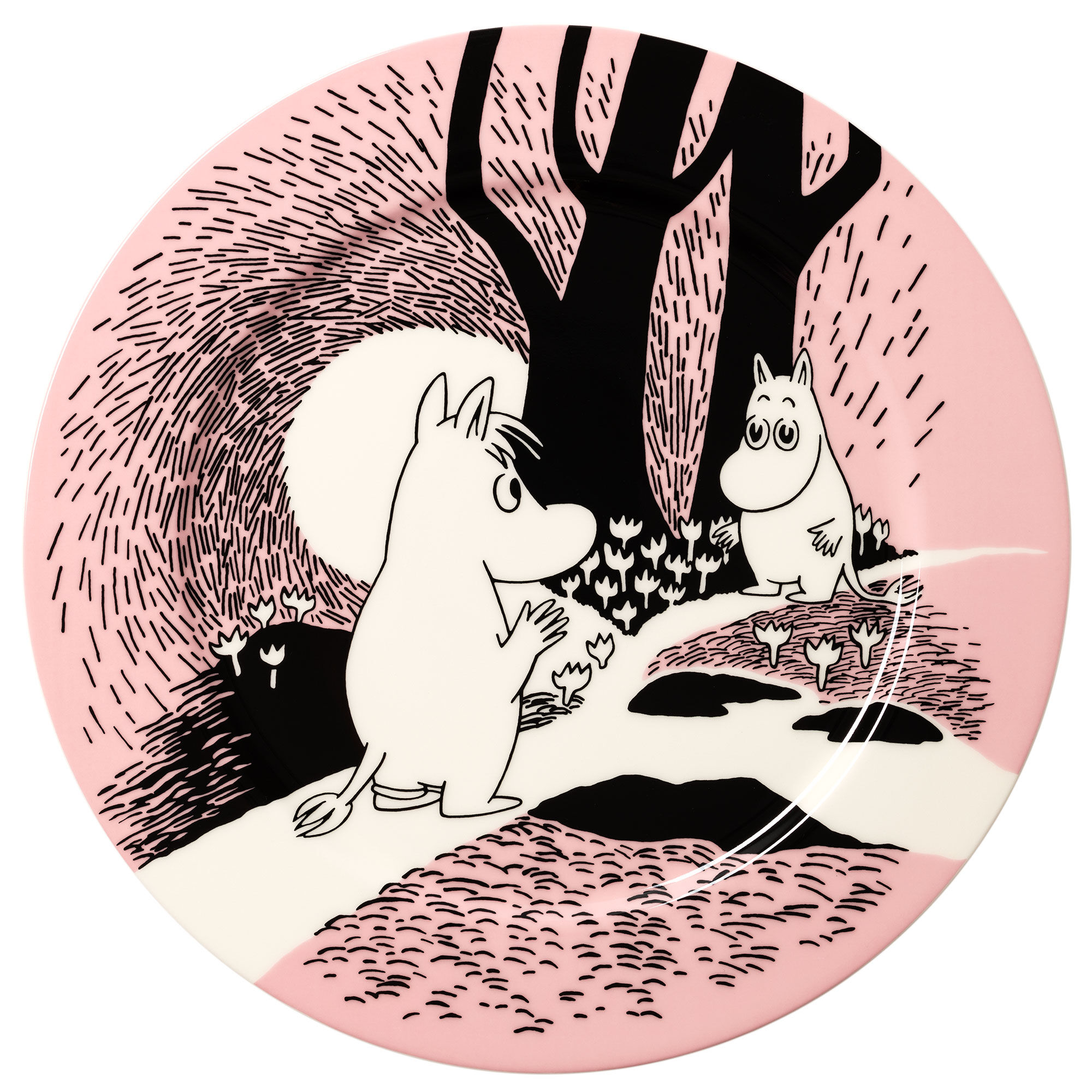 Moomin Arabia Kærlighed 30 Serveringstallerken ø30 Cm