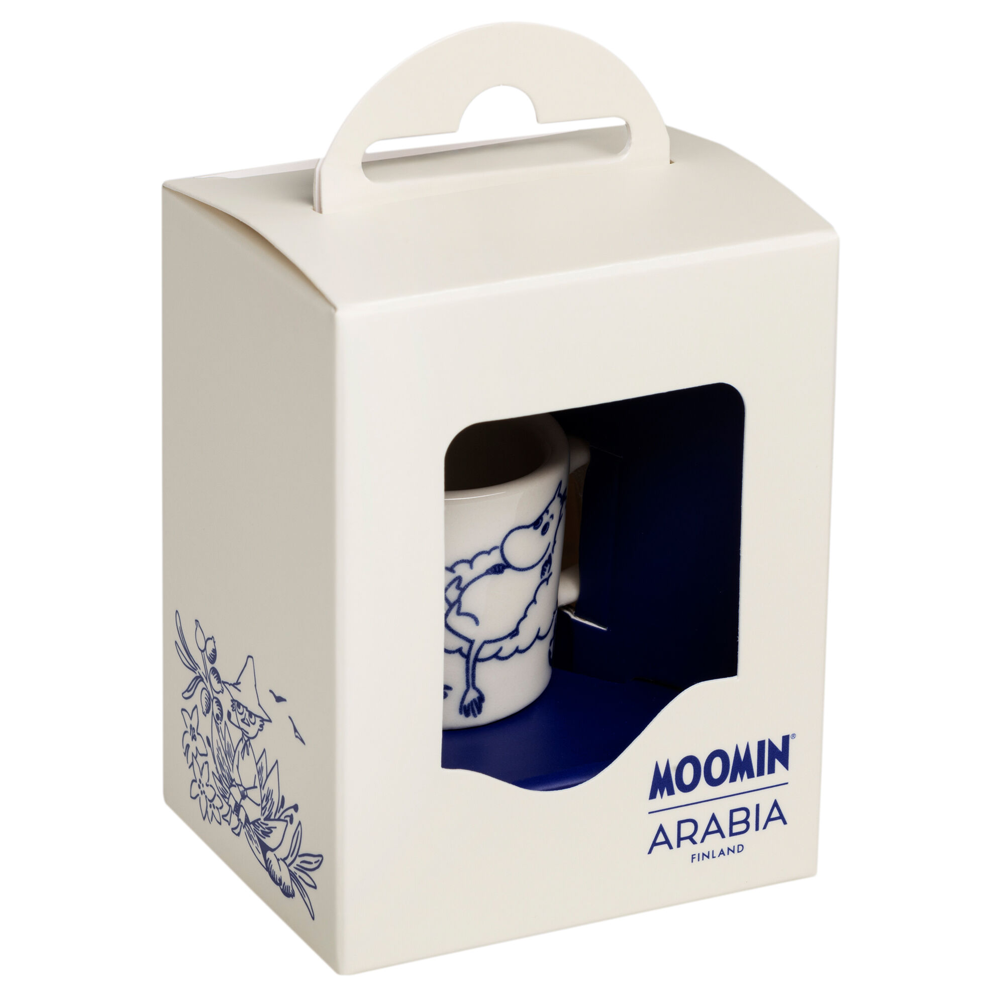 Moomin Arabia Mumi Haru Minikrus  Blå Hvid