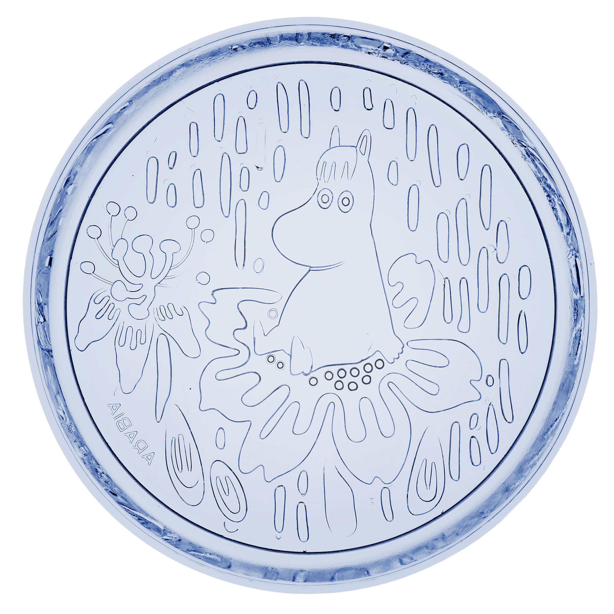 Moomin Arabia Tallerken ø15   Cm  Aqua