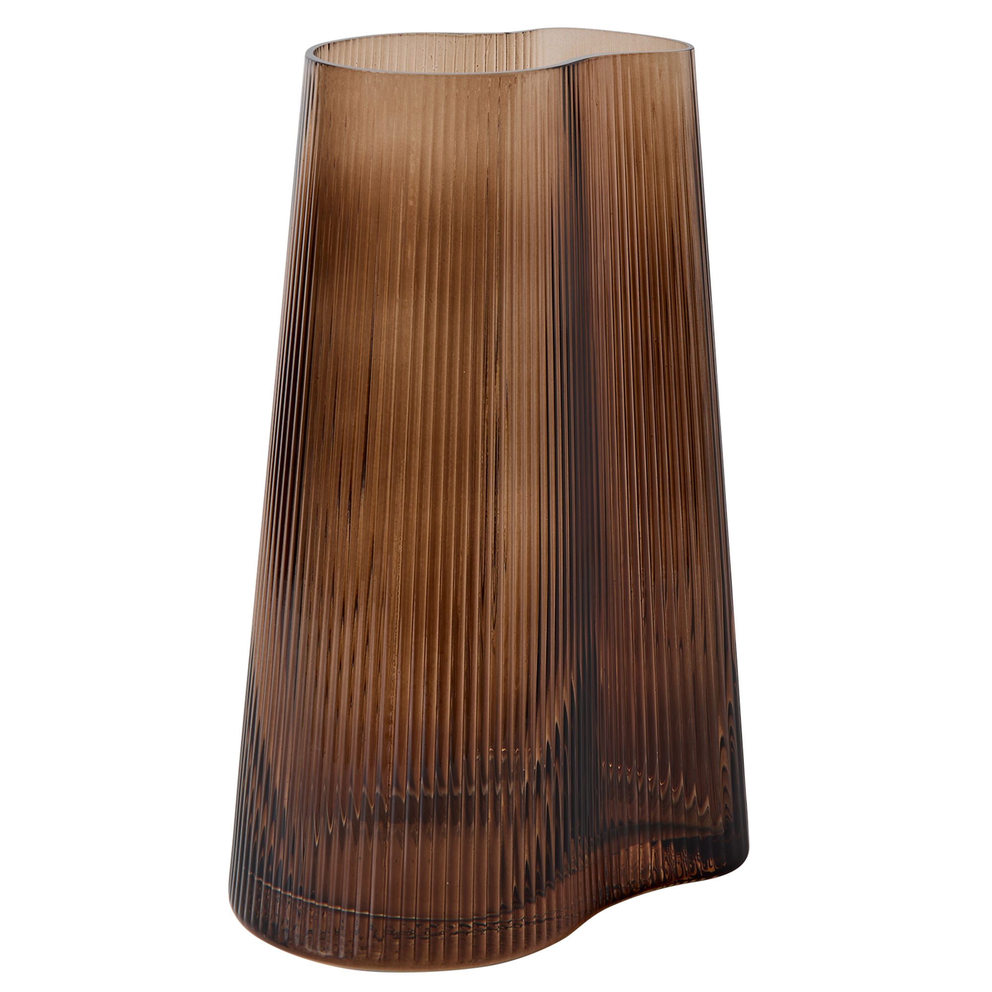 Muubs Ripe Vase 26 Cm  Brun