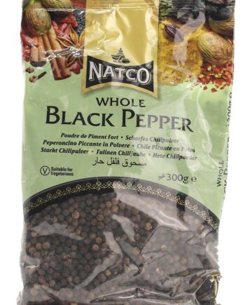 Natco Sort Peber Hele 300gr