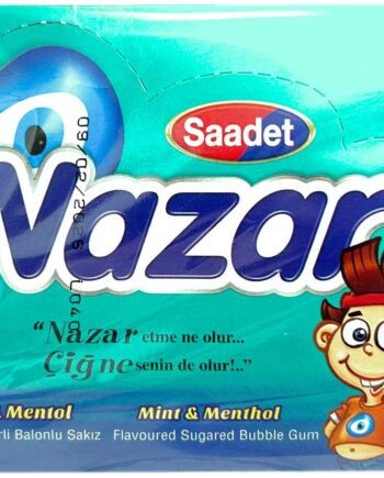 Nazar Tyggegummi Mint   Menthol 100 Stk
