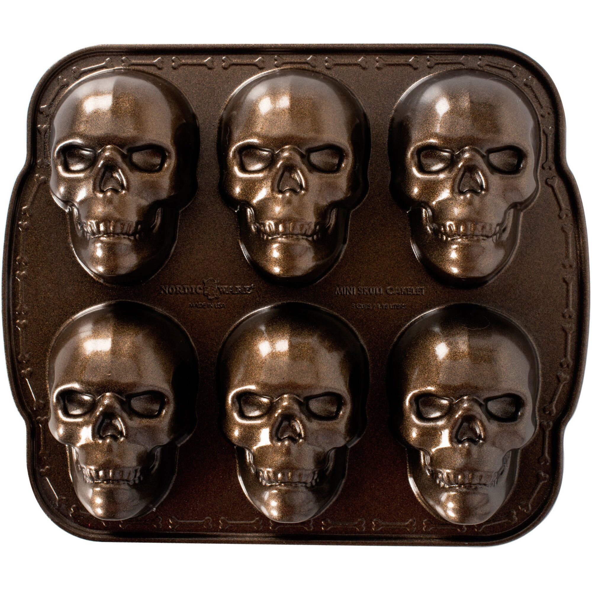 Nordic Ware Haunted Skull Bageform  Til   Kager