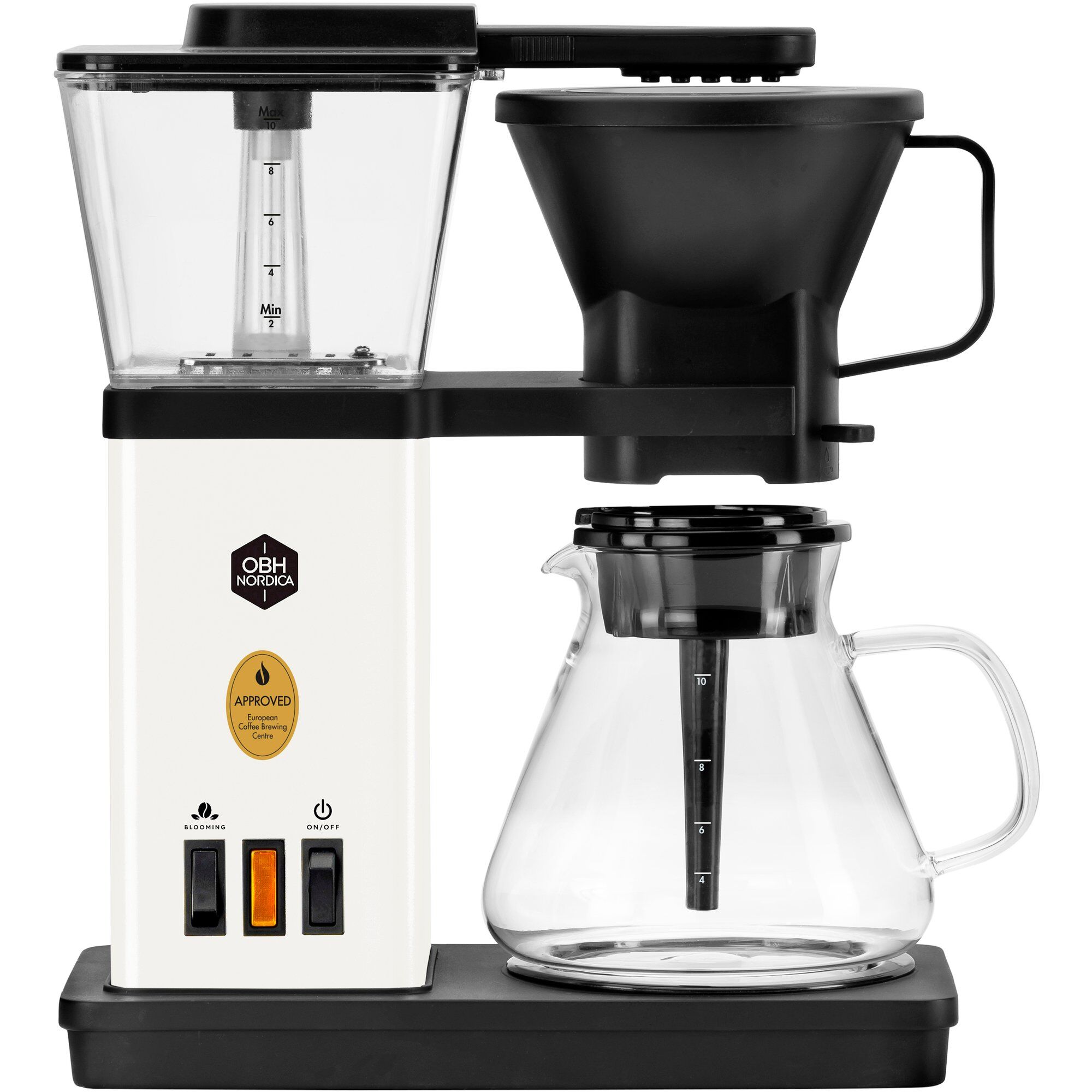 Obh Nordica Blooming Coffee Maker   25 Liter  Hvid