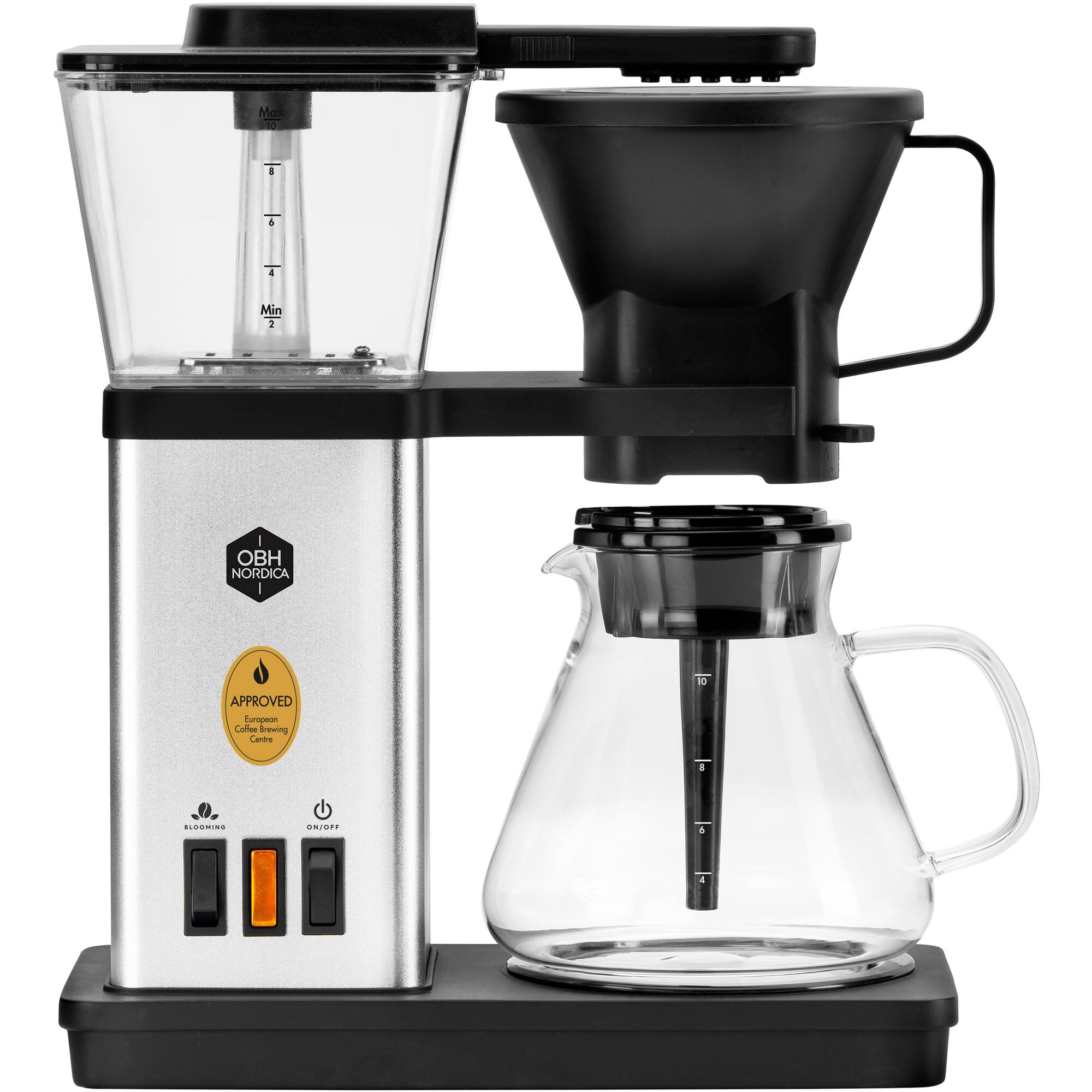 Obh Nordica Blooming Coffee Maker   25 Liter  Sølv