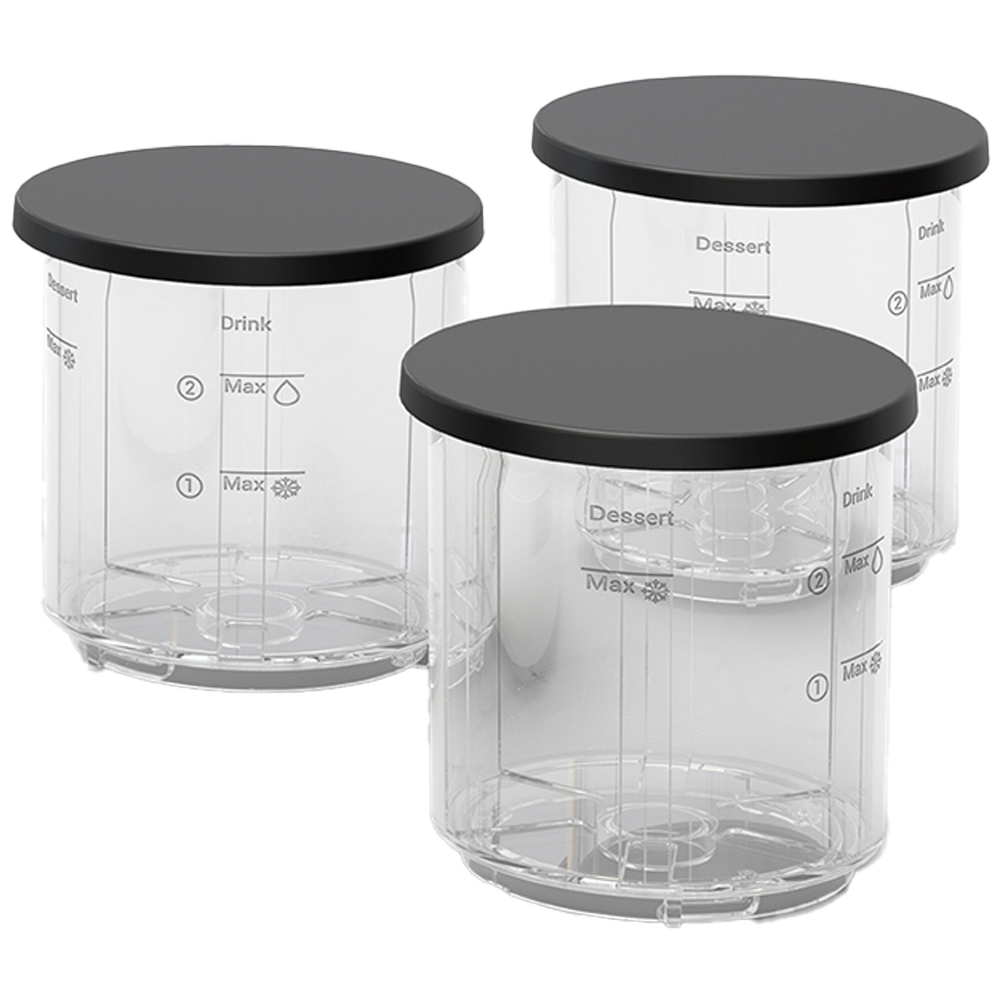 Obh Nordica Dolci Isskåle  -pak  480 Ml  Transparent