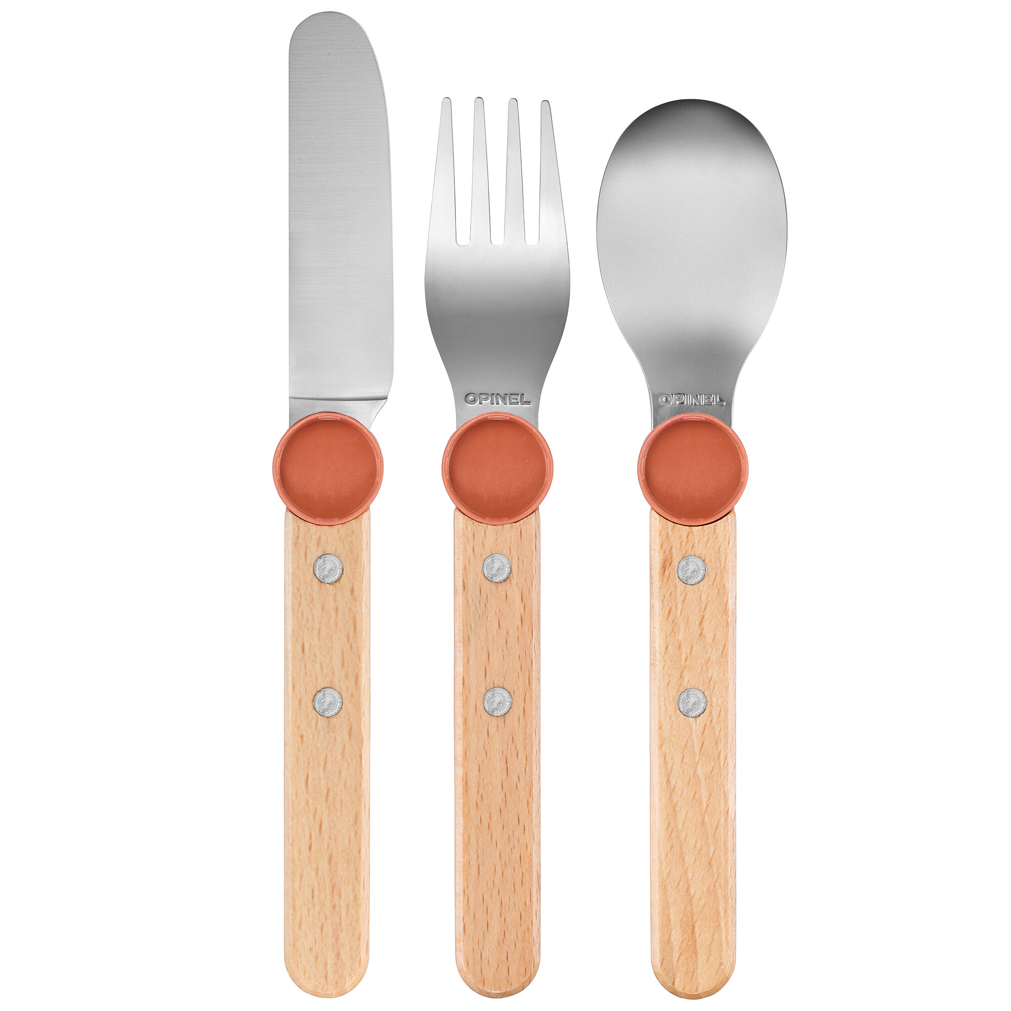 Opinel Le Petit Gourmet Børnestik  Coral
