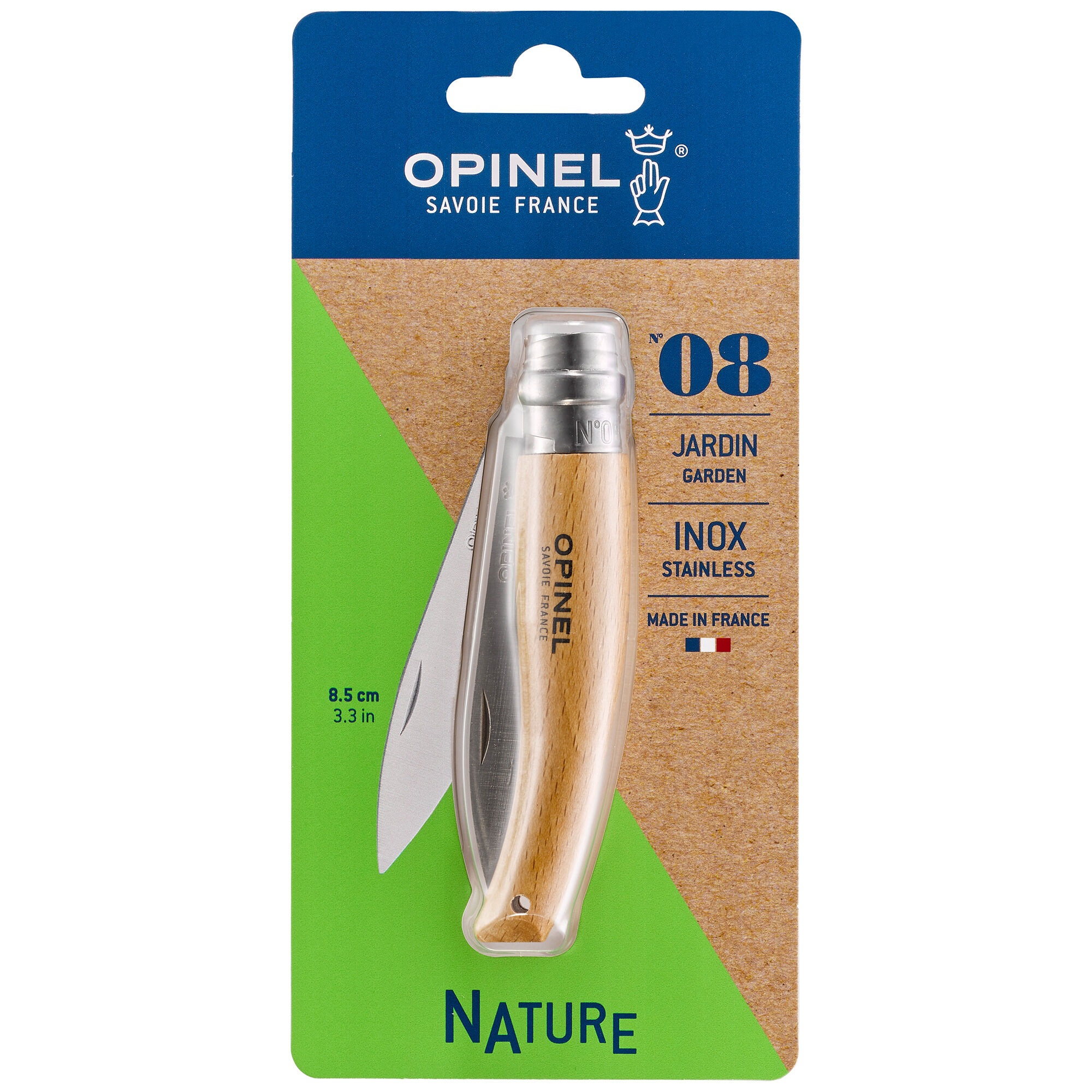 Opinel Nature N08 Havekniv