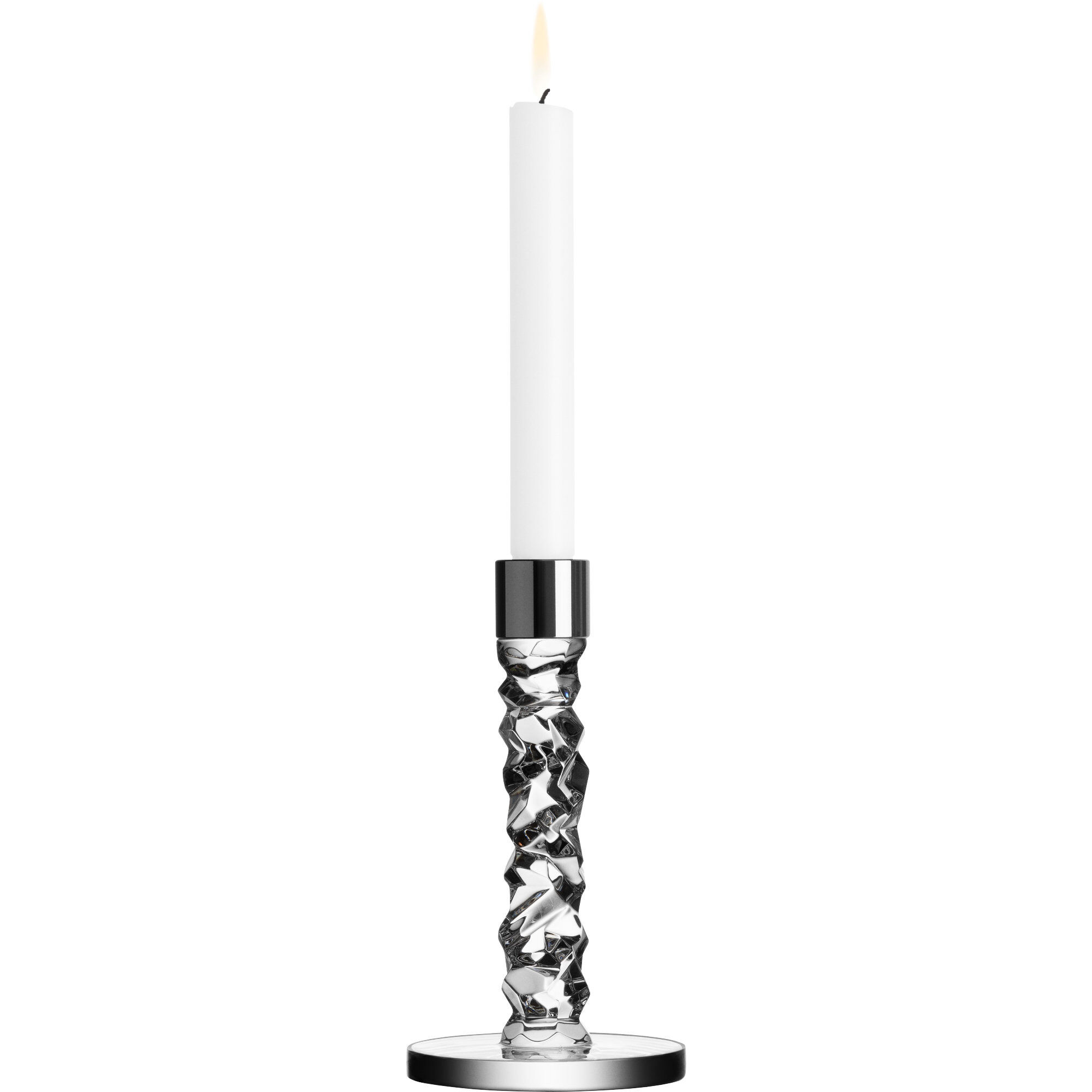 Orrefors Carat Lysestage