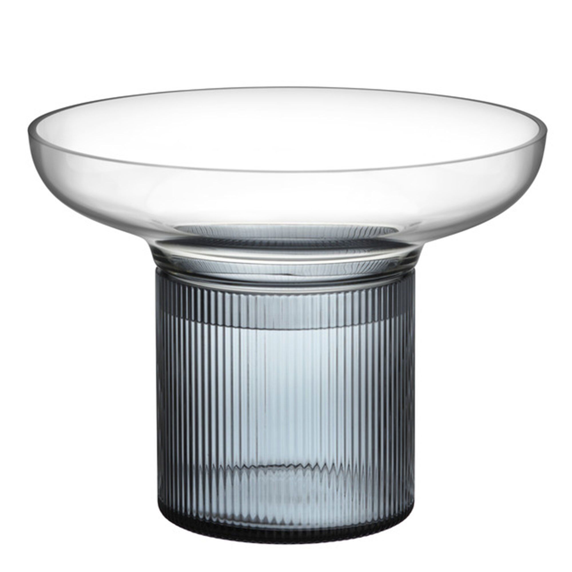 Orrefors Ensemble Vase 15 Cm  Blue Grey