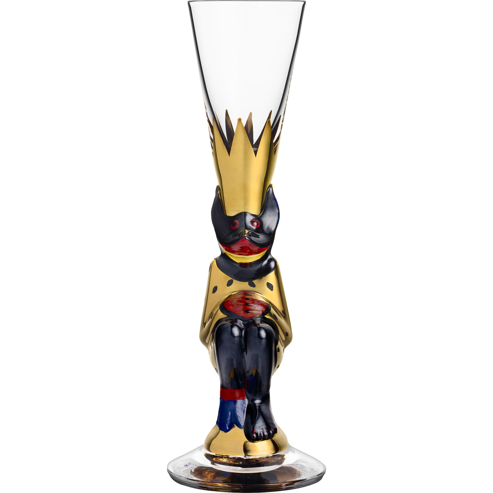 Orrefors Nobel Snapseglas   Cl  Guld