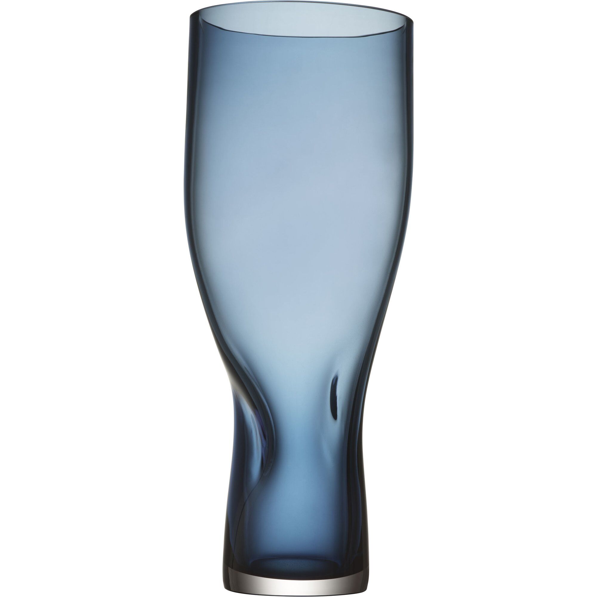 Orrefors Squeeze Vase 34 Cm  Blå