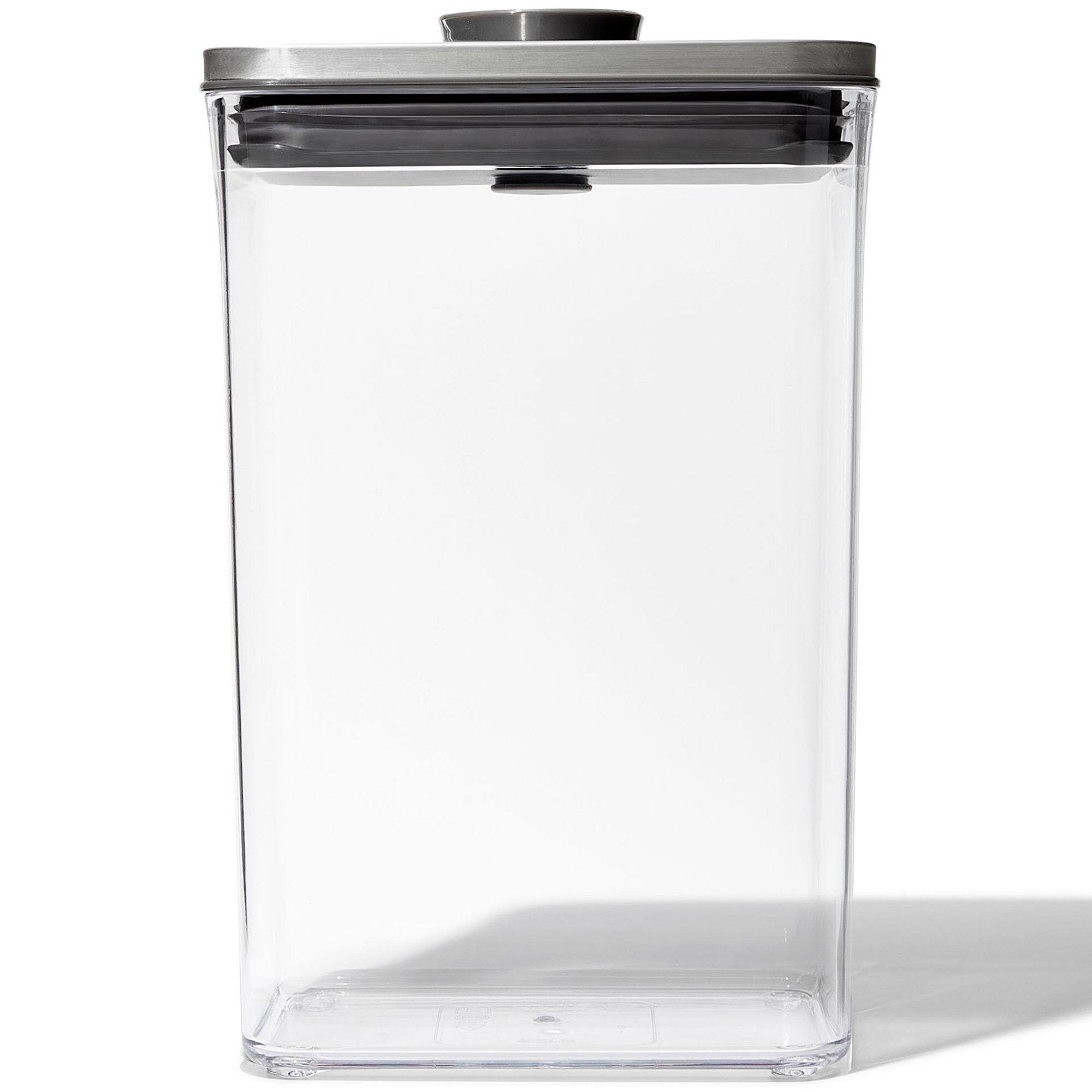 Oxo Pop Rektangulær Stål Beholder     Liter