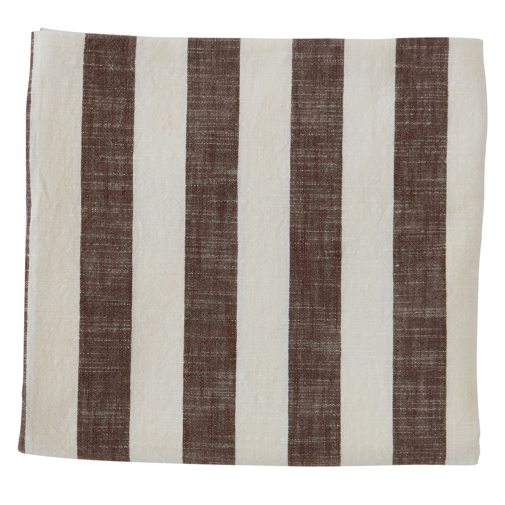 Oyoy Living Design Stribet Dug 260x140 Cm  Choko