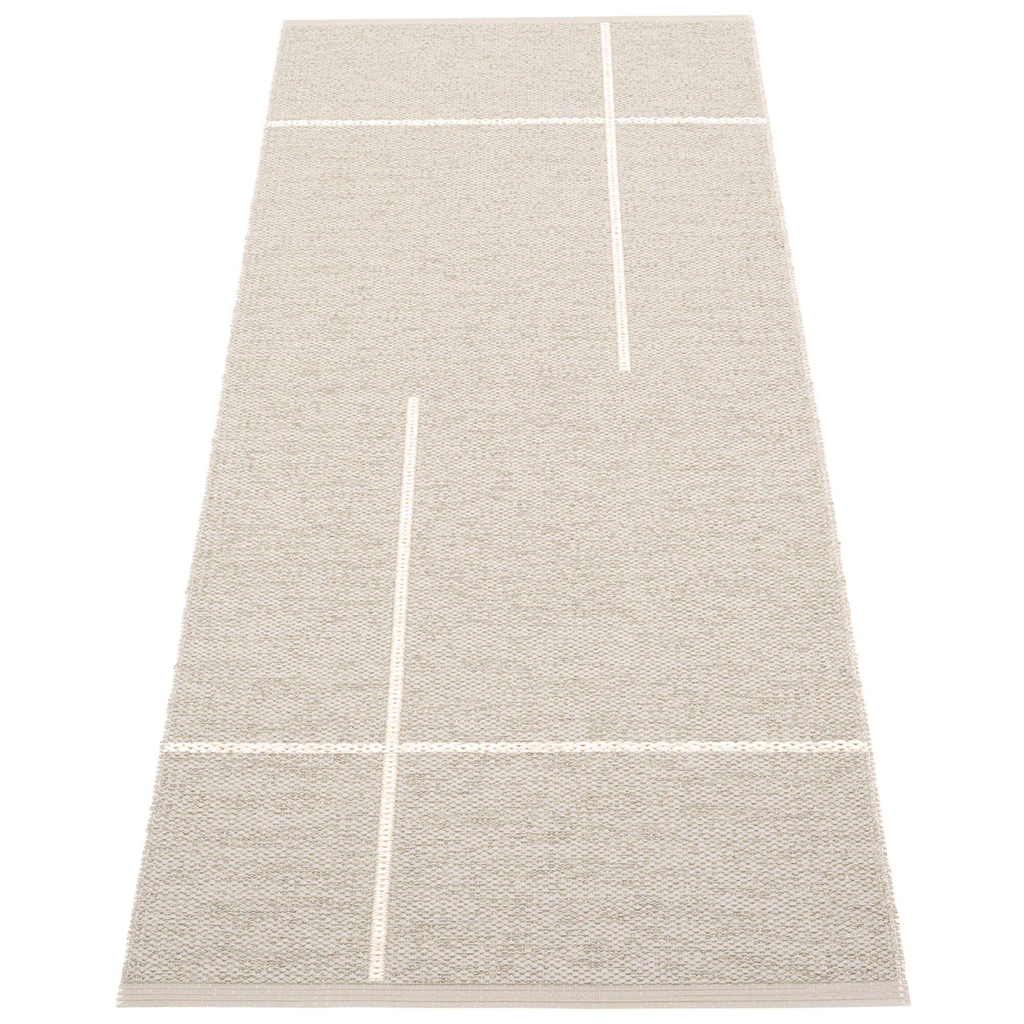 Pappelina Gulvtæppe Fred  70   270 Cm  Linen Vanilla
