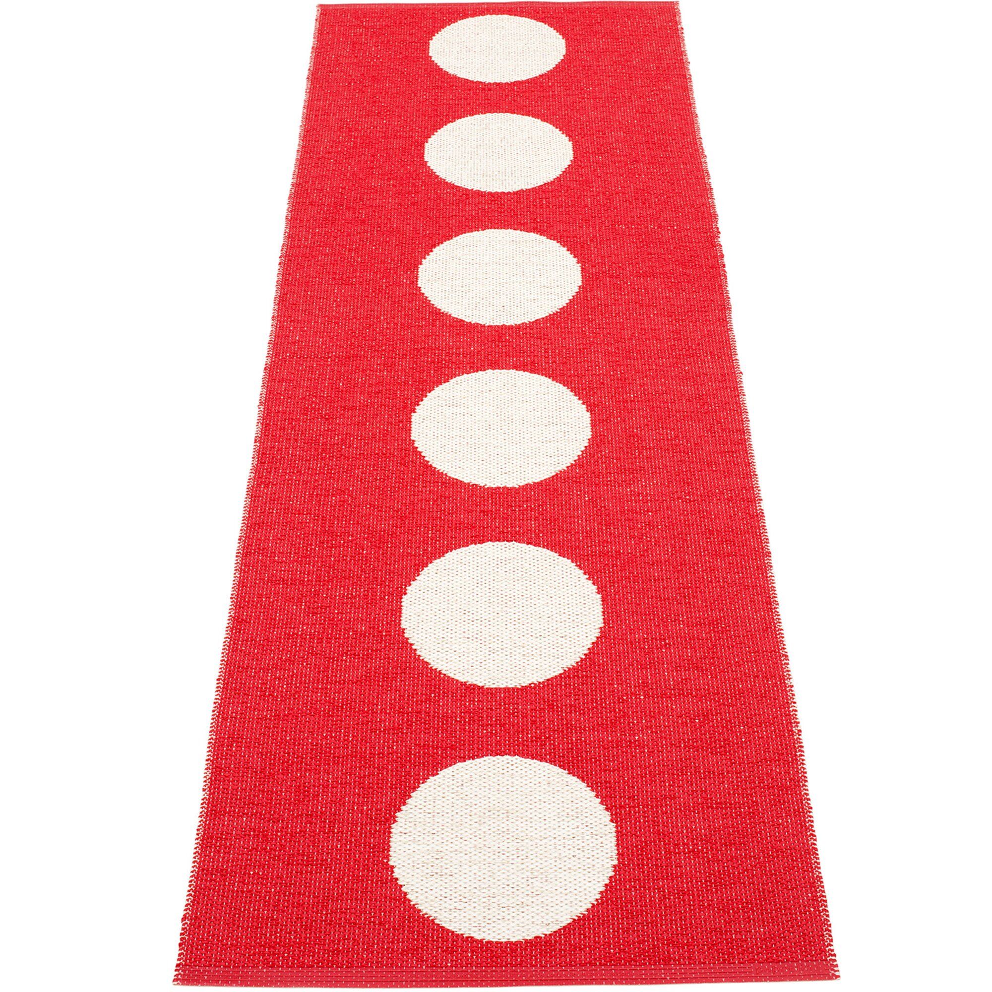 Pappelina Gulvtæppe Vera  70   225  Red Vanilla