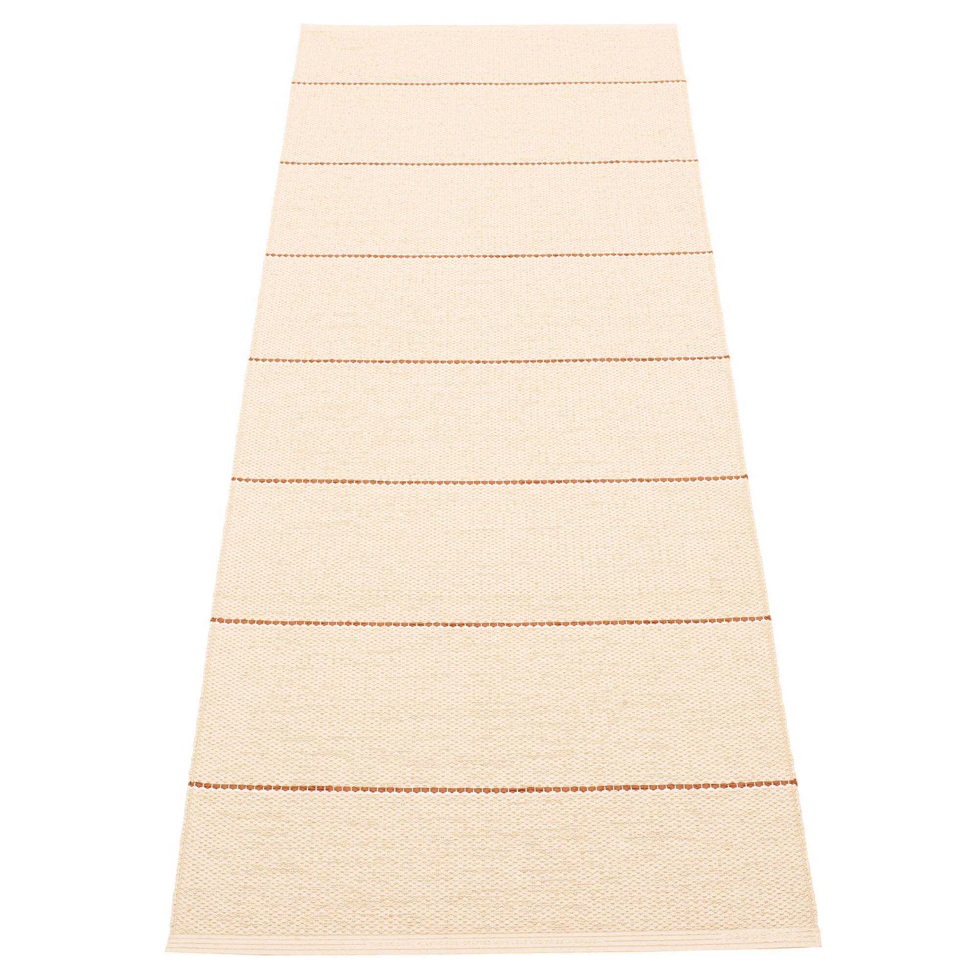 Pappelina Lea Gulvtæppe 225    70 Cm  Beige Rust Vanilla