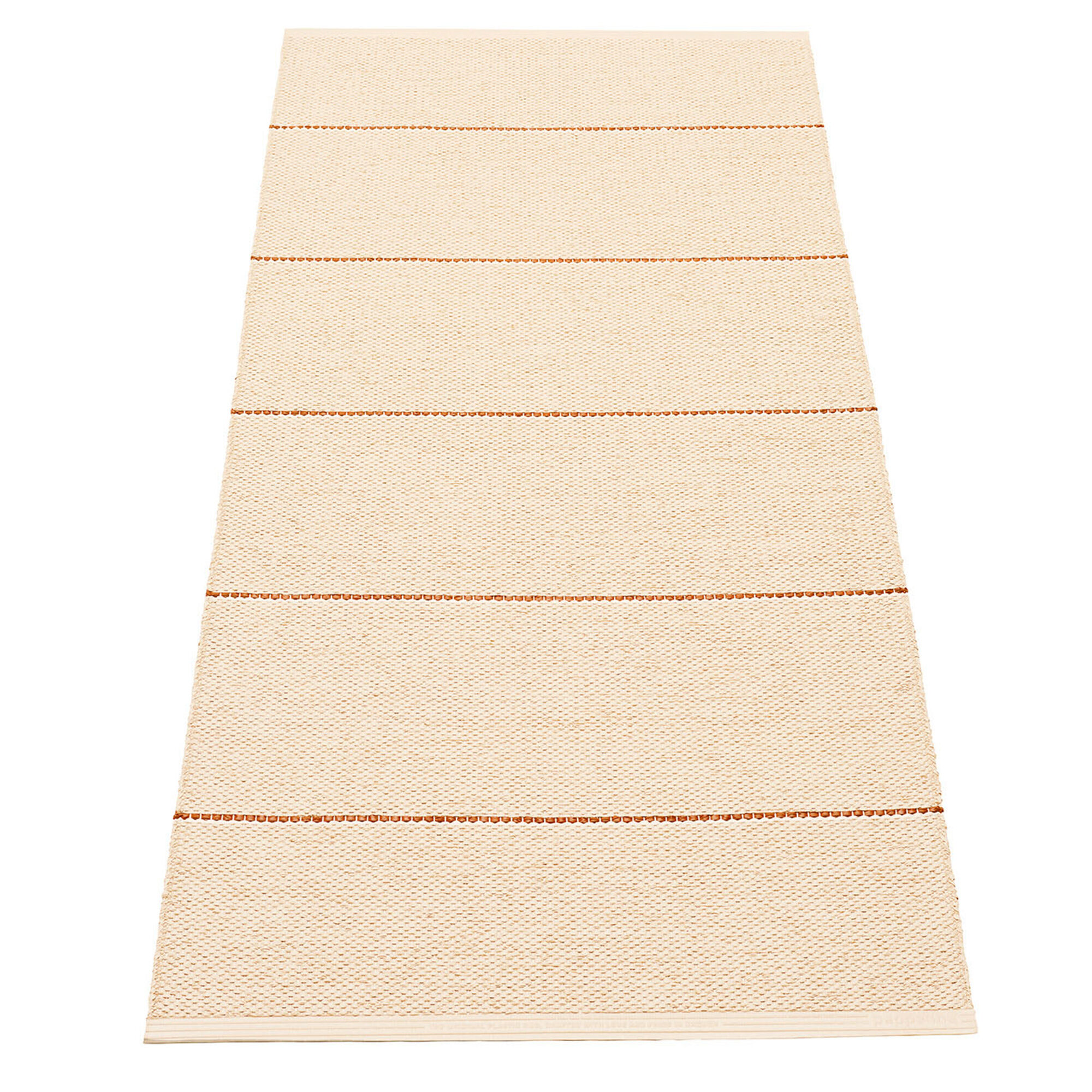 Pappelina Lea Gulvtæppe 150    70 Cm  Beige Rust Vanilla