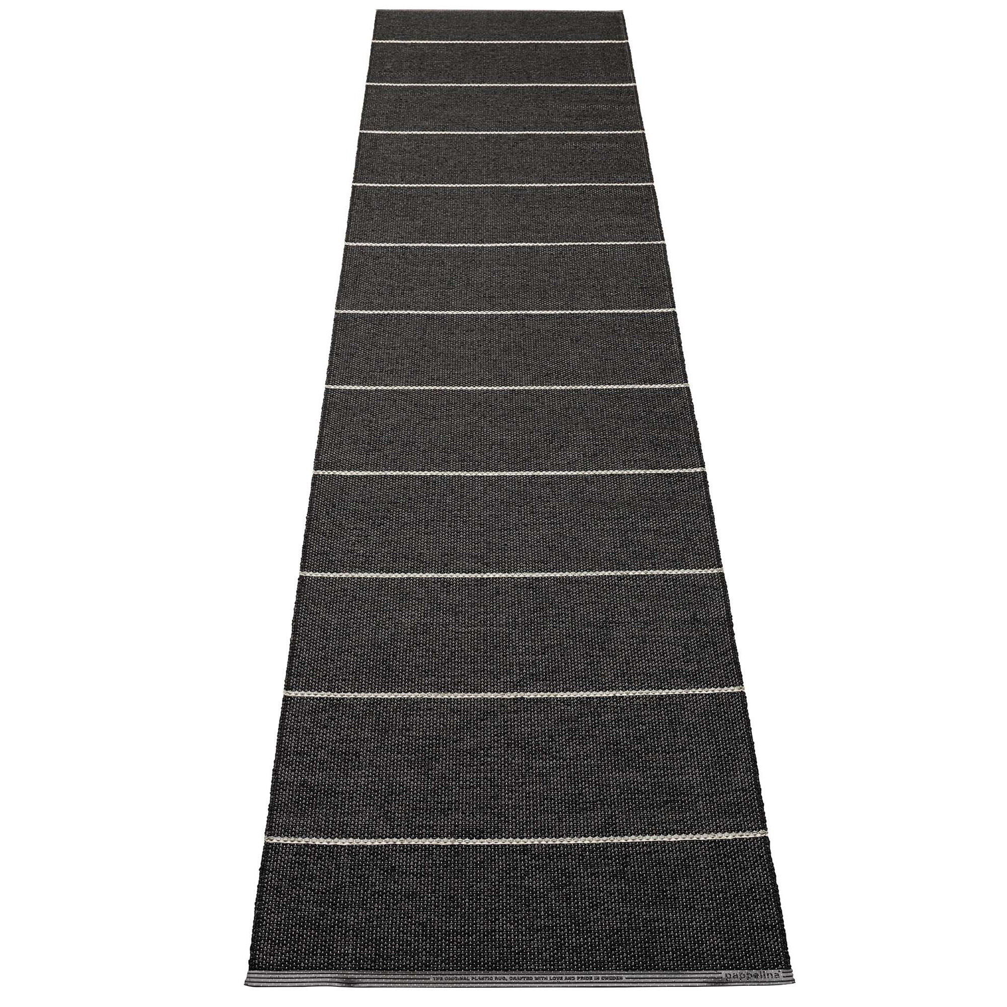Pappelina Lea Gulvtæppe 300    70 Cm  Black Mint Vanilla
