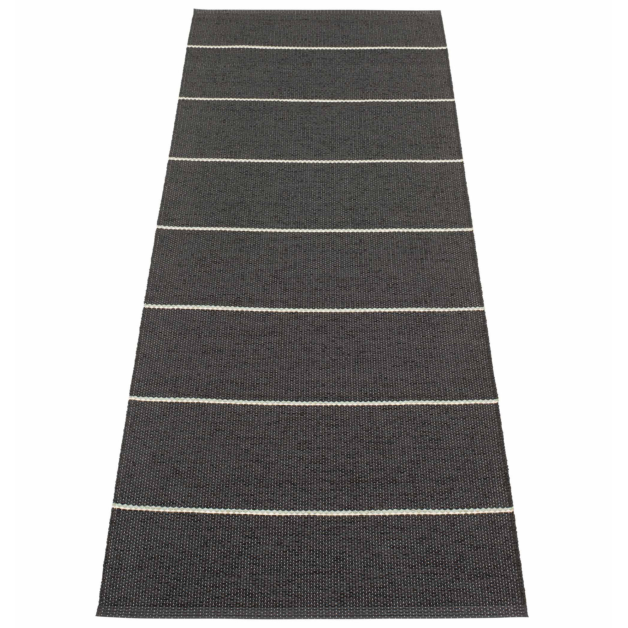 Pappelina Lea Gulvtæppe 225    70 Cm  Black Mint Vanilla