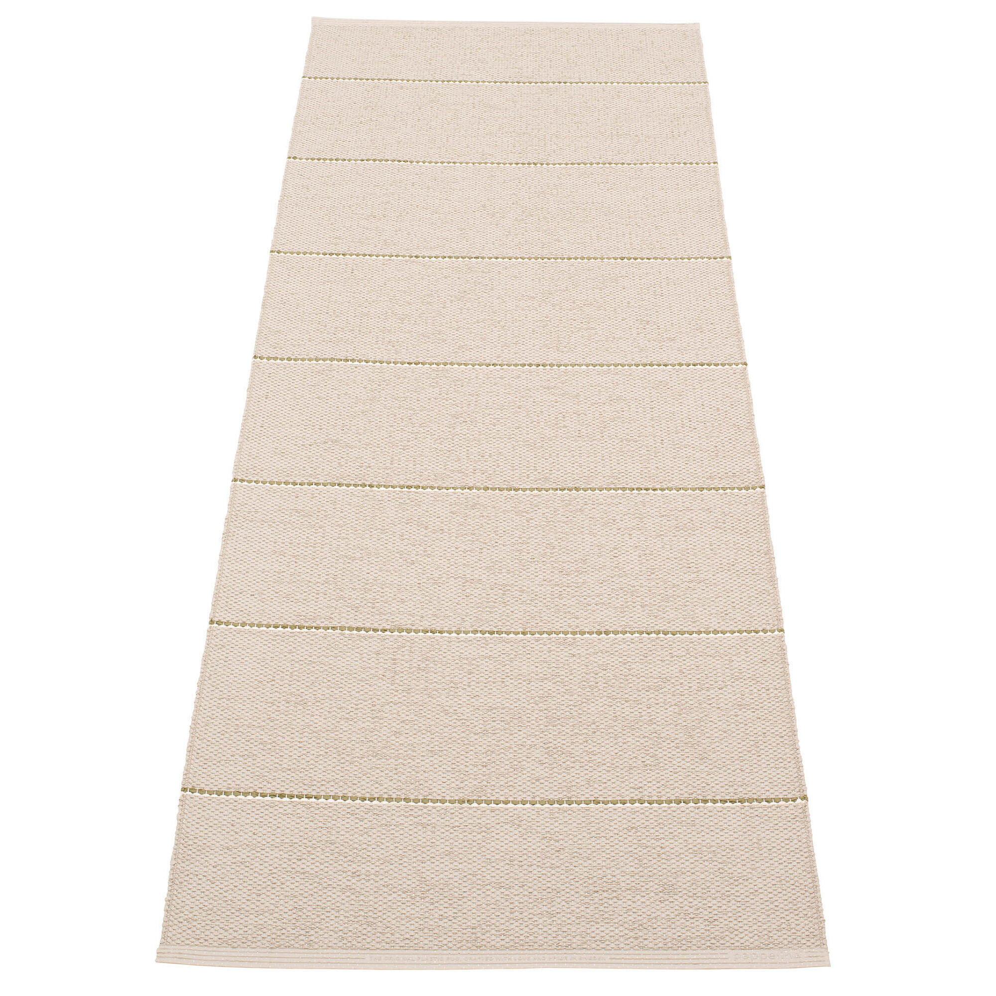 Pappelina Lea Gulvtæppe 225    70 Cm  Linen Pine Vanilla
